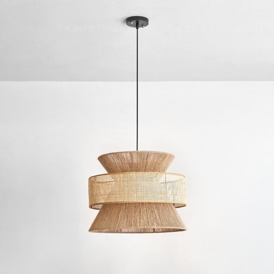 Moorcroftleigh Woven Rattan Pendant Light