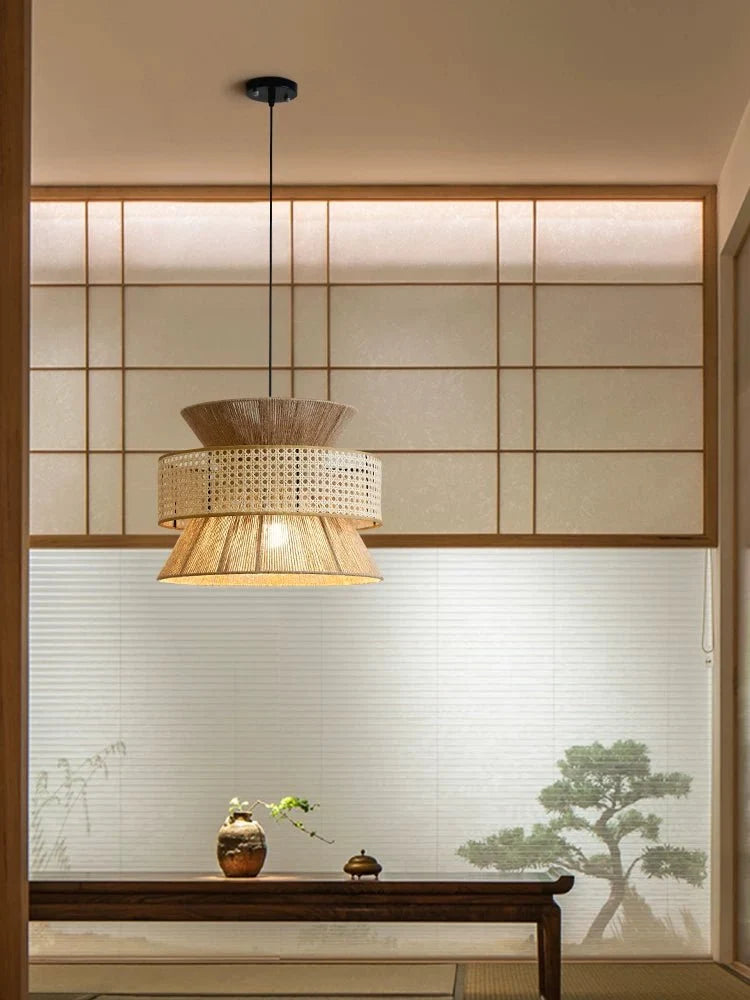 Moorcroftleigh Woven Rattan Pendant Light
