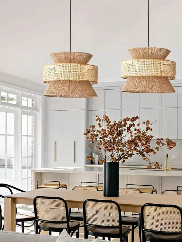 Moorcroftleigh Woven Rattan Pendant Light