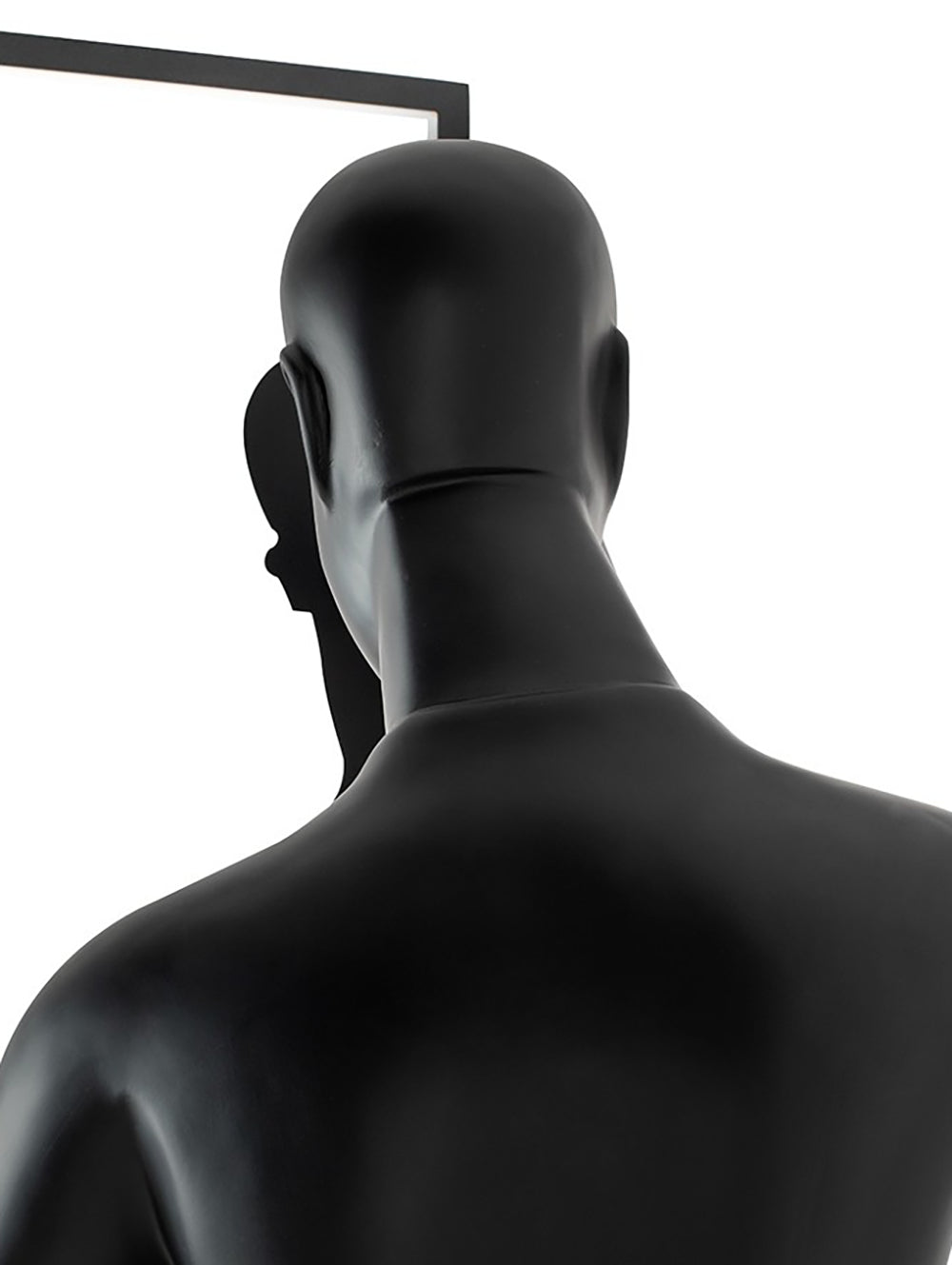 Onoryra Sculptural Black Mirror Floor Lamp-Neutral Decor