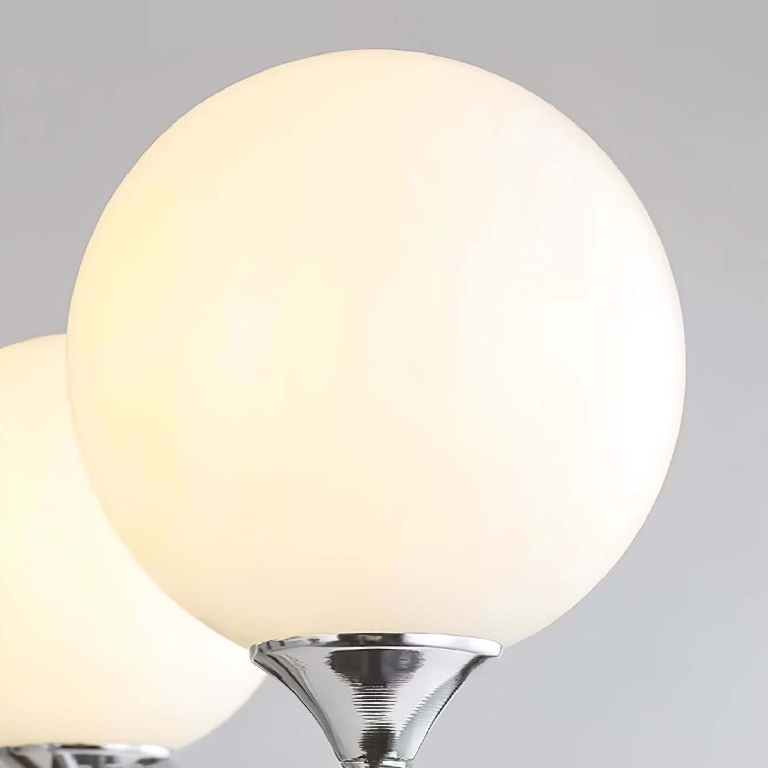 Aurora Chandelier Regal Orb Frosted-Neutral Decor