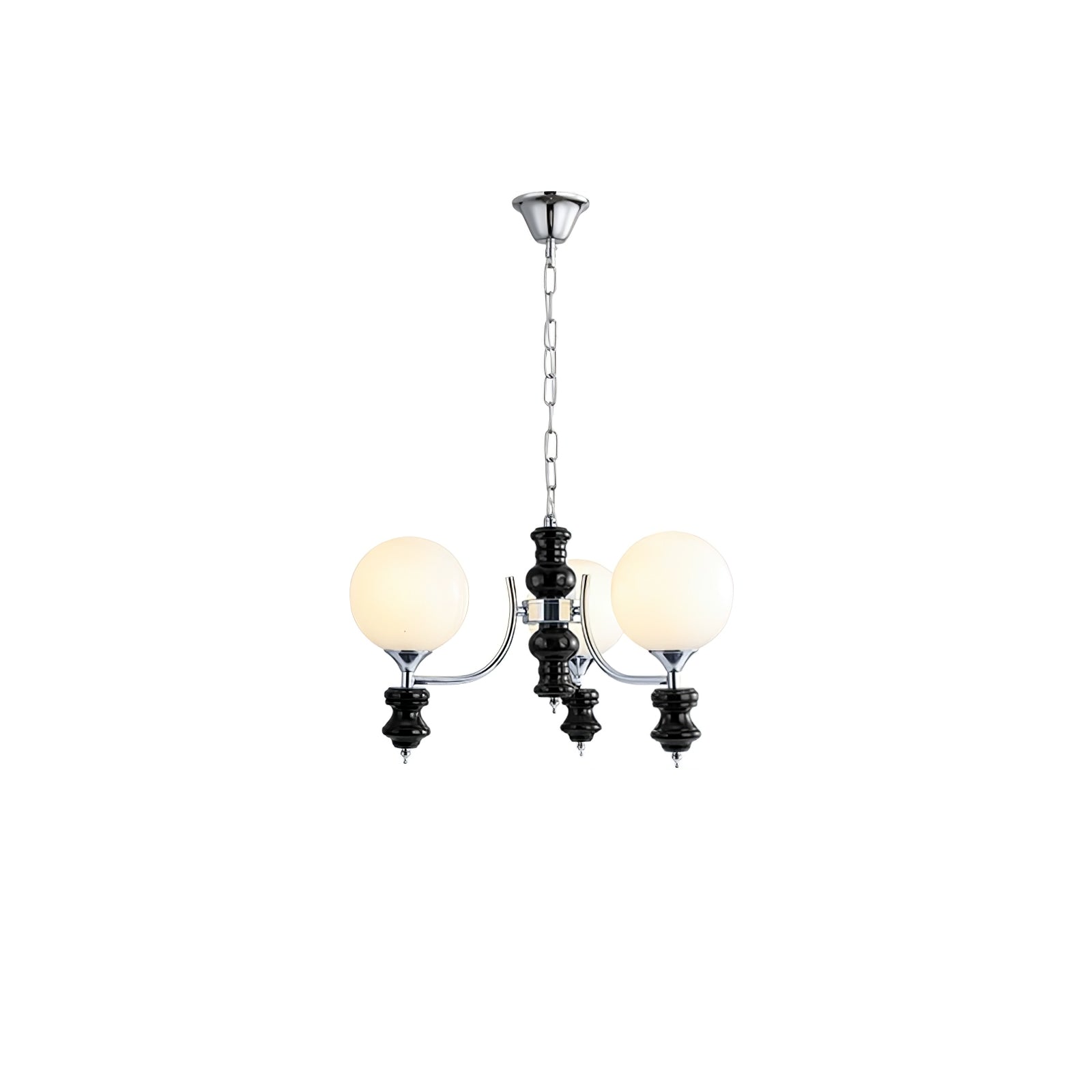 Aurora Chandelier Regal Orb Frosted-Neutral Decor
