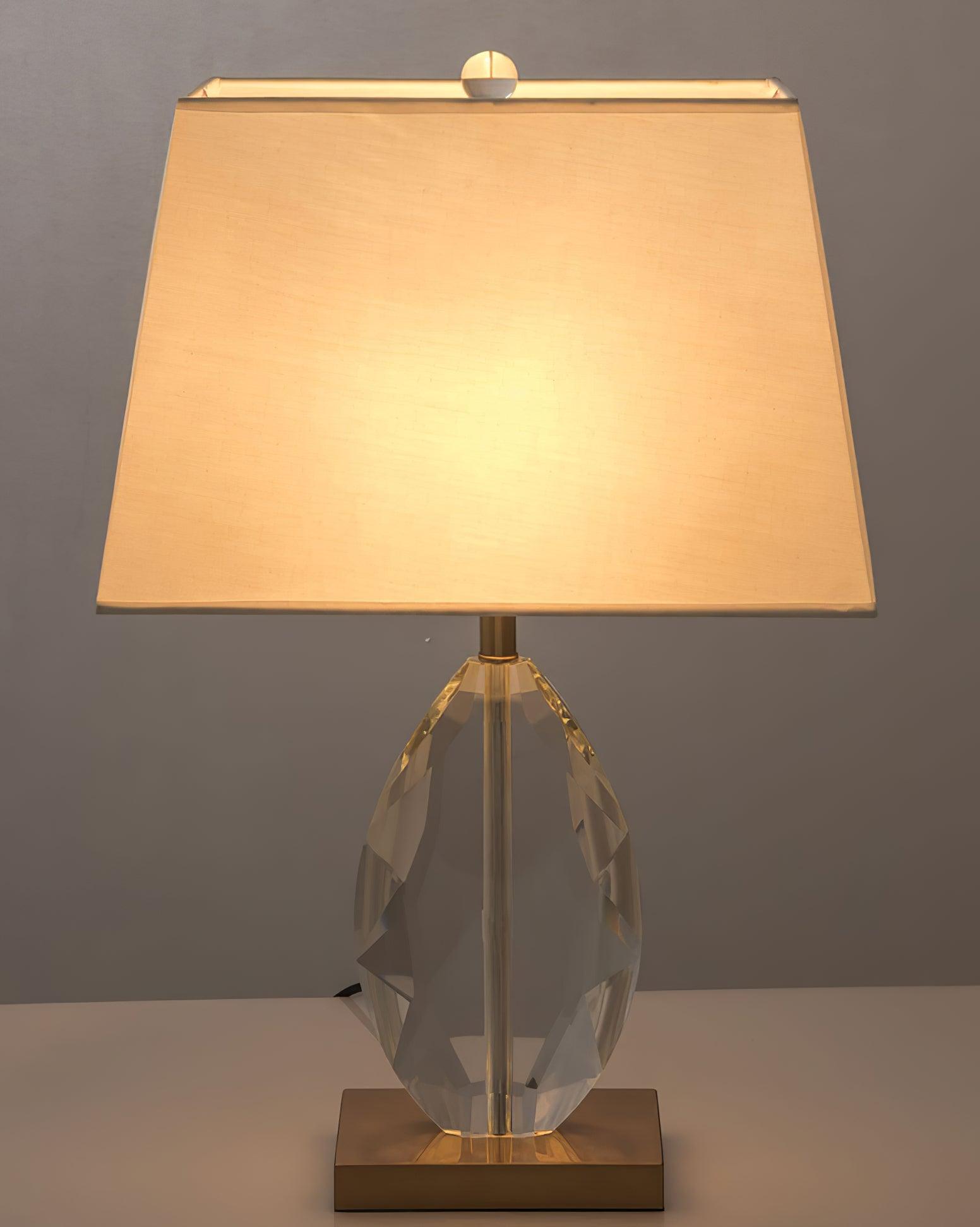 Ulliryre Luxe Crystal Desk Lamp-Neutral Decor