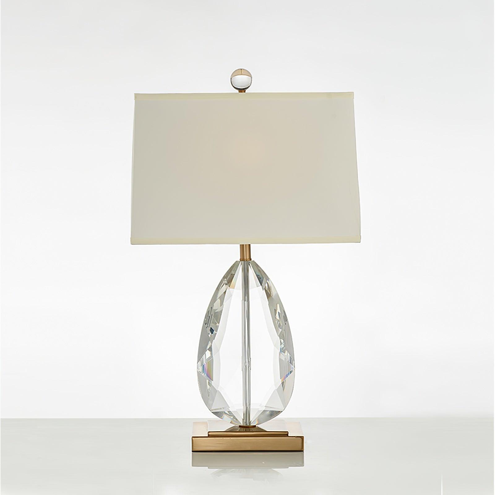Ulliryre Luxe Crystal Desk Lamp-Neutral Decor
