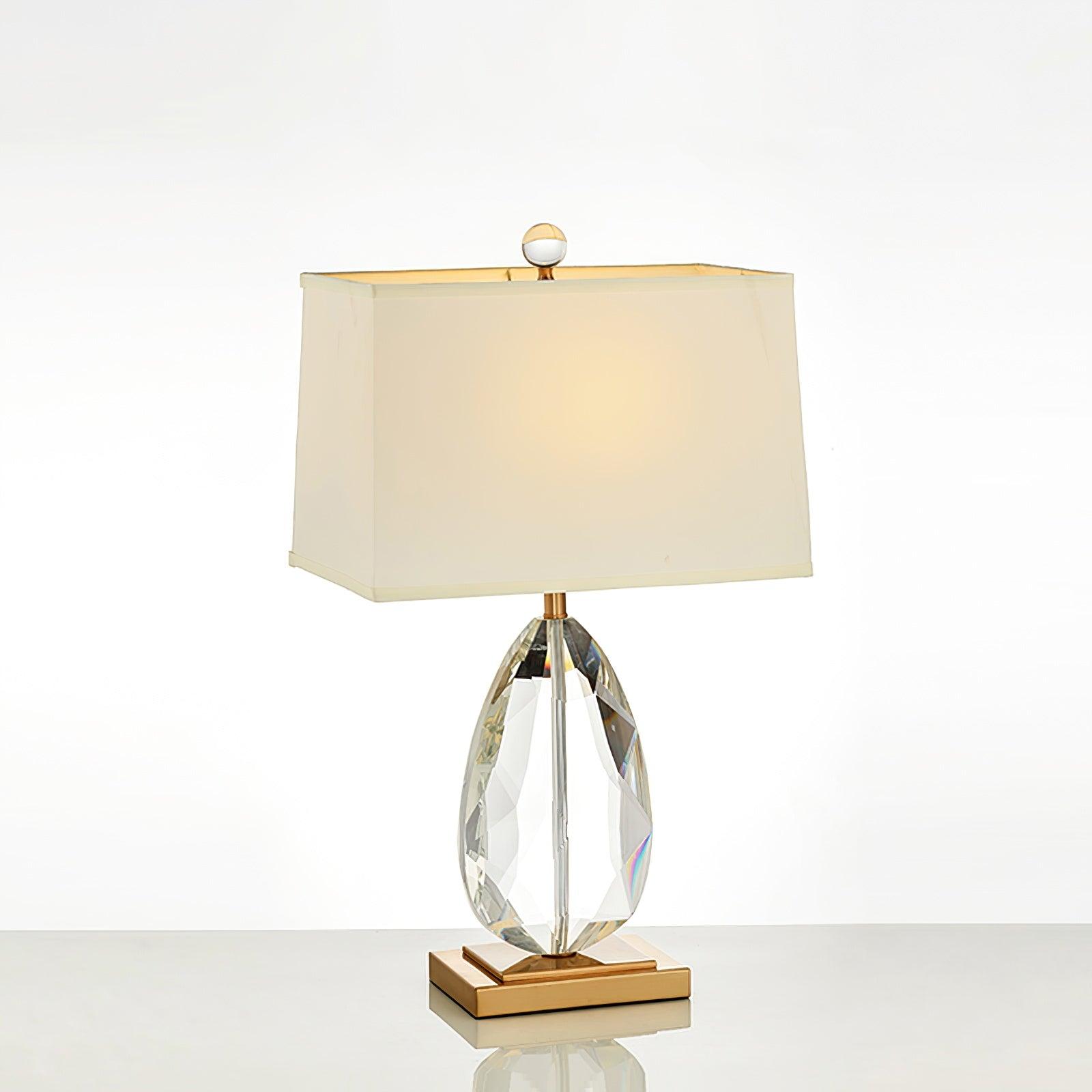 Ulliryre Luxe Crystal Desk Lamp-Neutral Decor