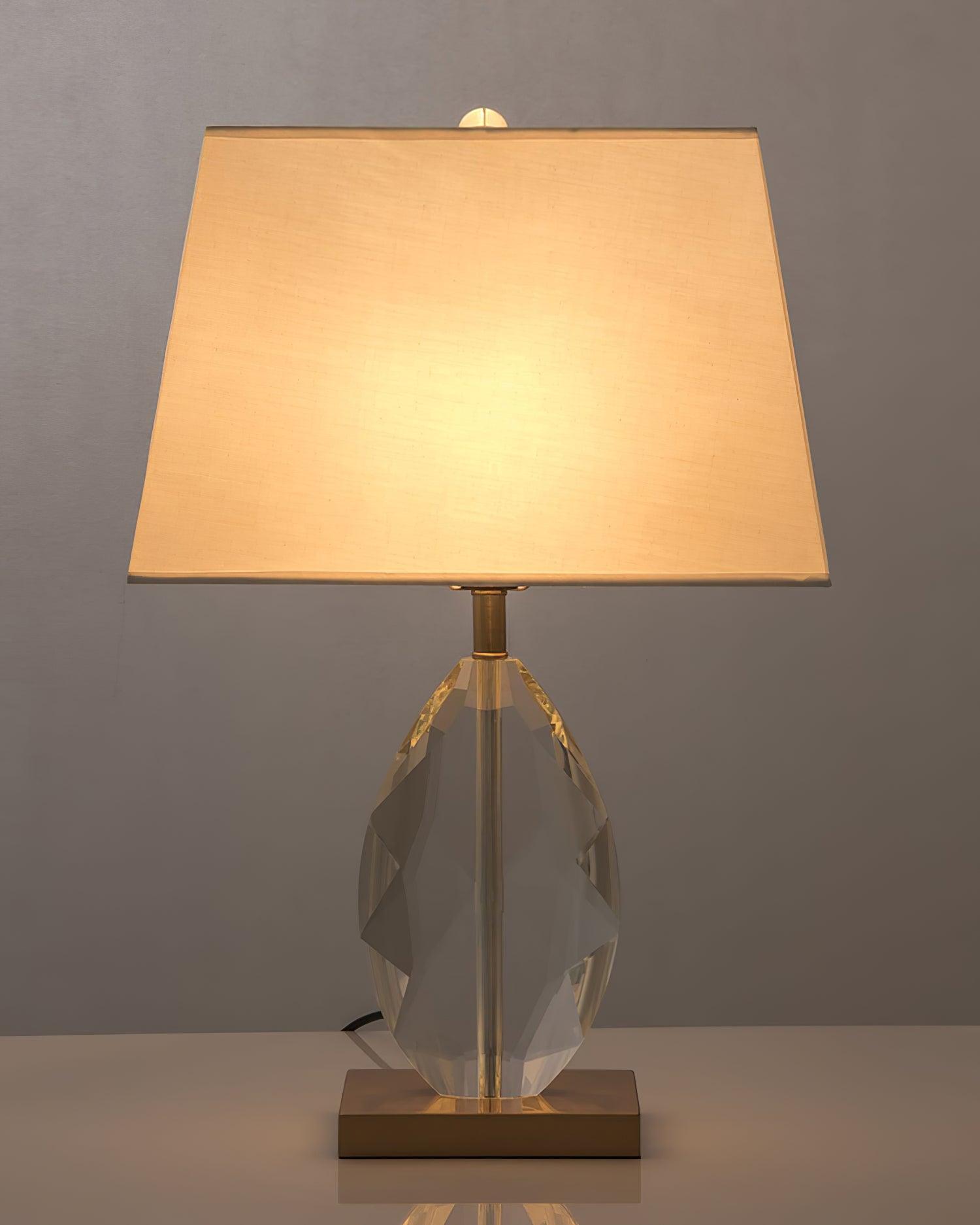 Ulliryre Luxe Crystal Desk Lamp-Neutral Decor