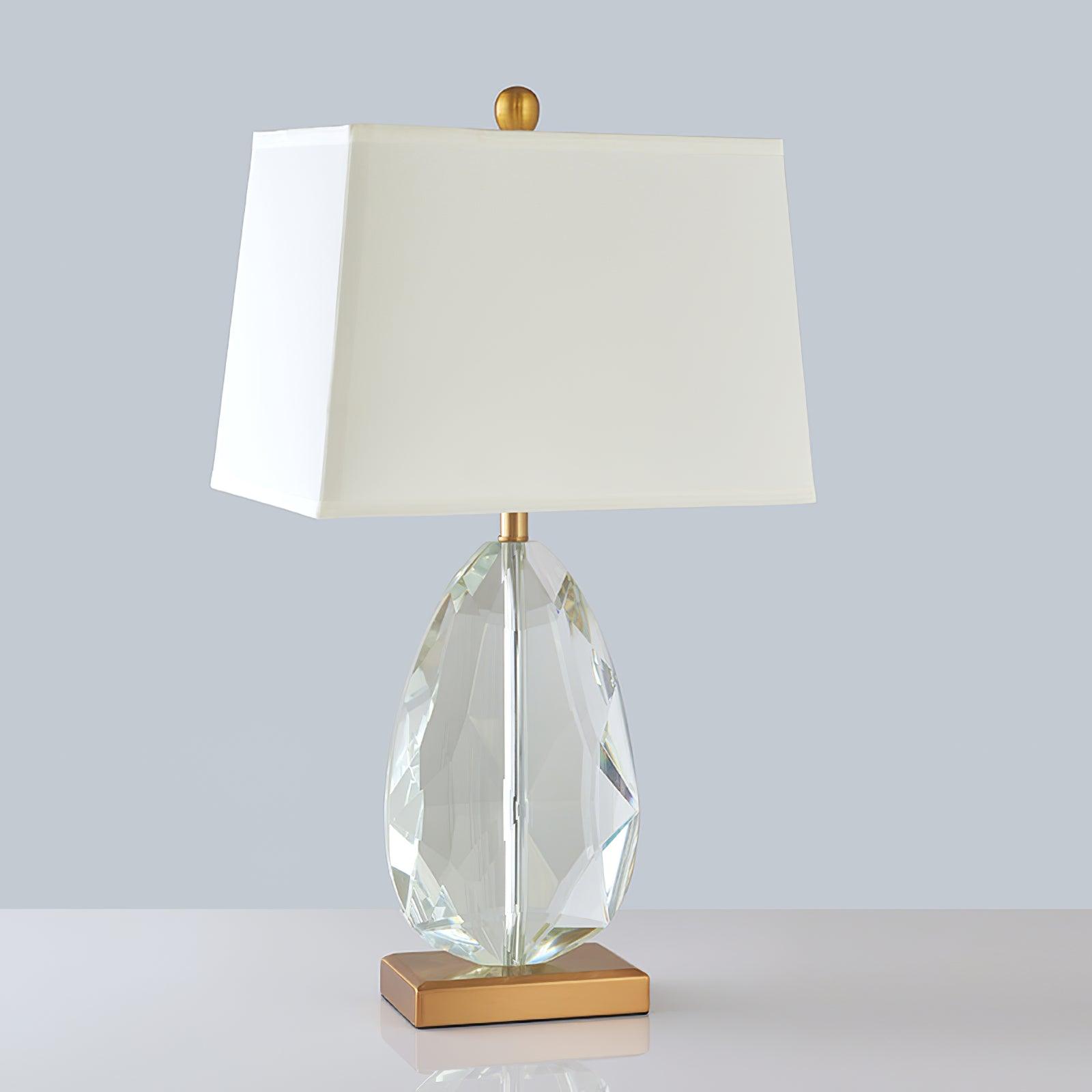 Ulliryre Luxe Crystal Desk Lamp-Neutral Decor