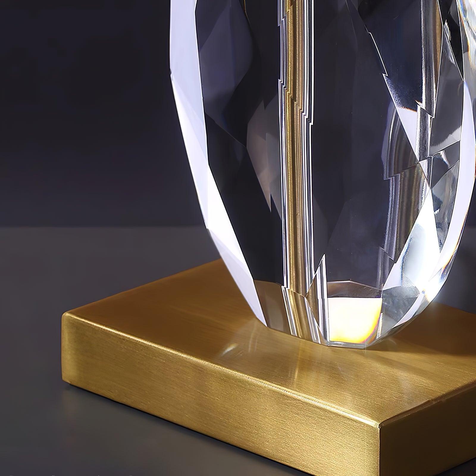 Ulliryre Luxe Crystal Desk Lamp-Neutral Decor