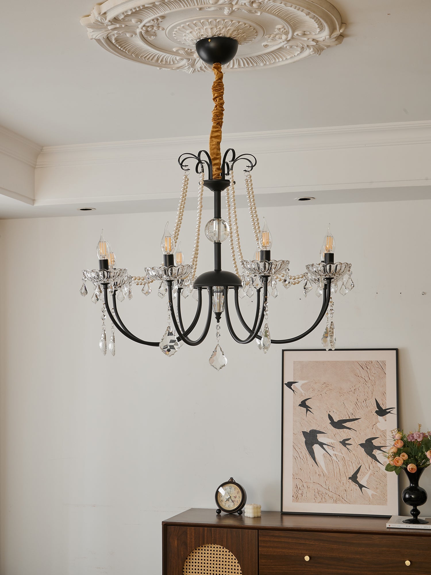 Ivinila Postmodern Luxury Classic Crystal Chandelier-Neutral Decor