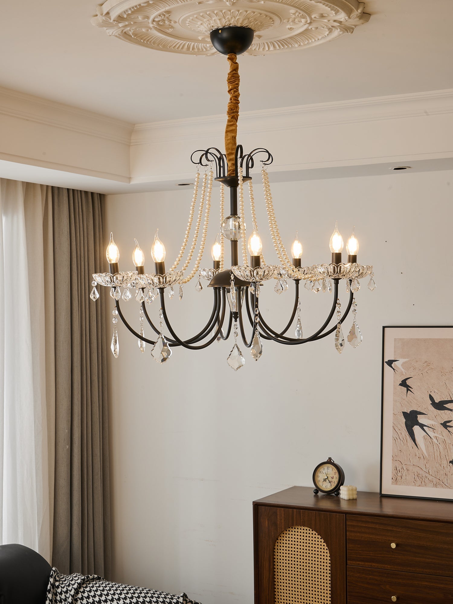 Ivinila Postmodern Luxury Classic Crystal Chandelier-Neutral Decor