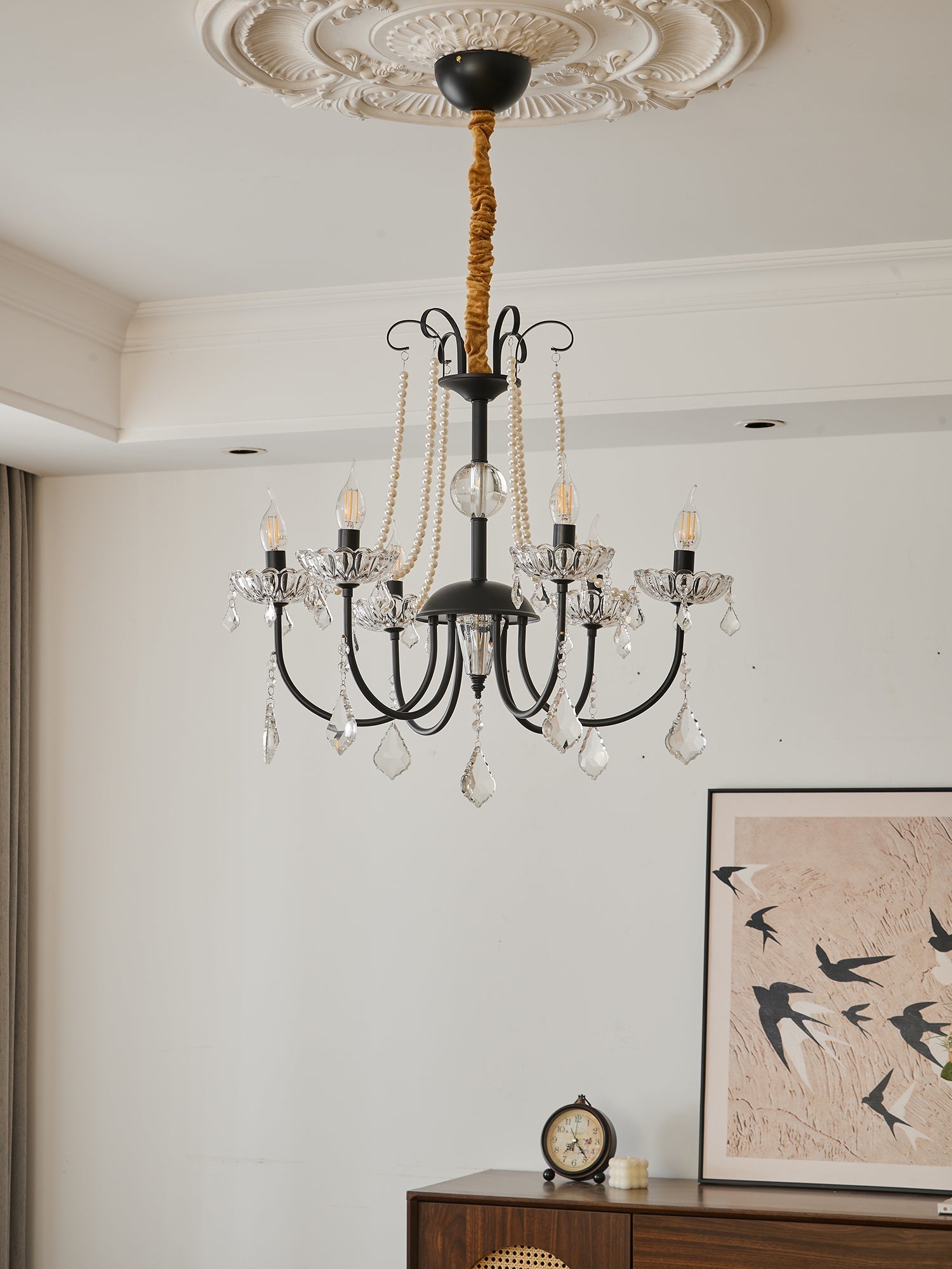 Ivinila Postmodern Luxury Classic Crystal Chandelier-Neutral Decor