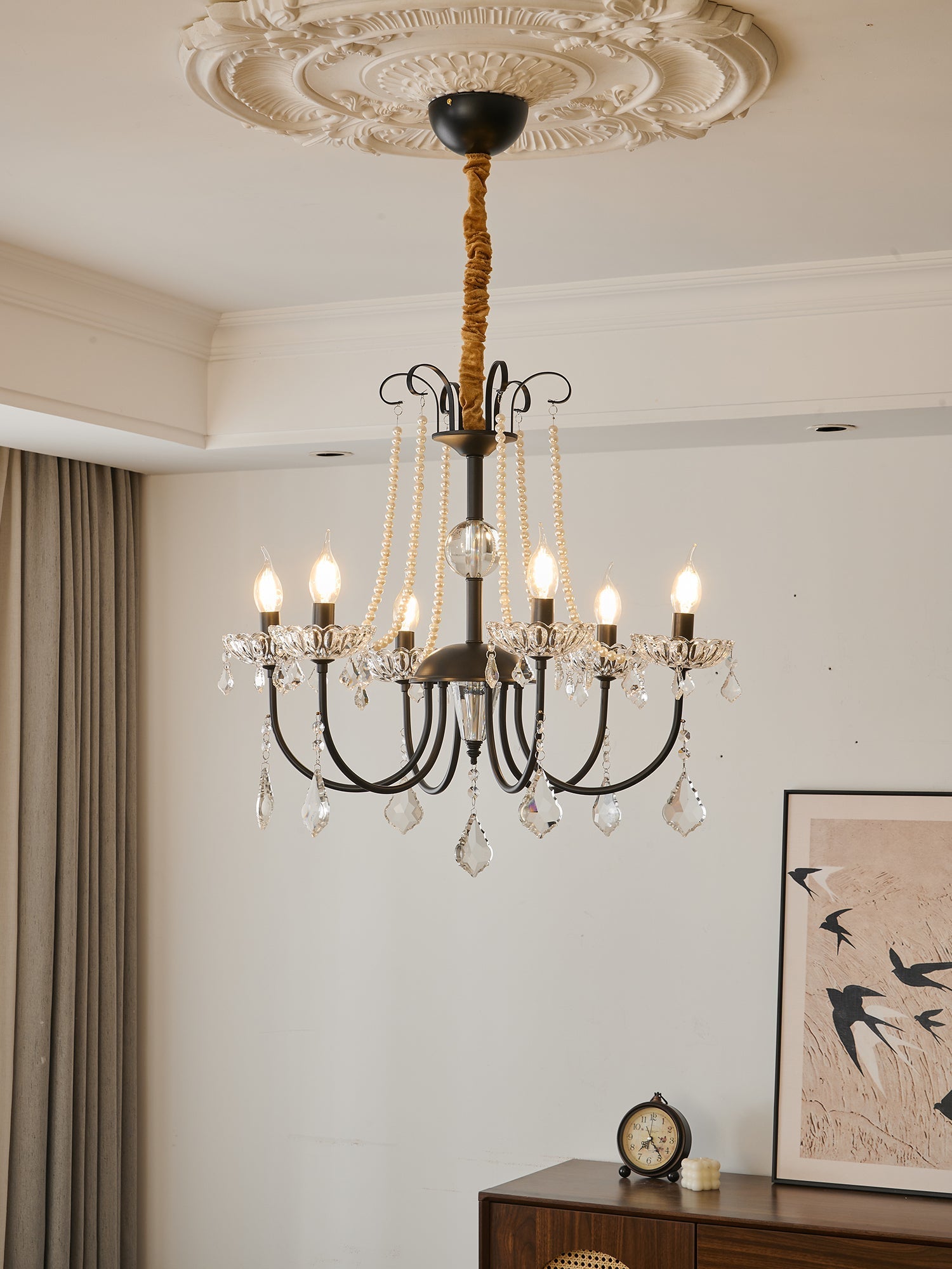 Ivinila Postmodern Luxury Classic Crystal Chandelier-Neutral Decor