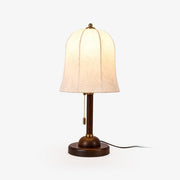 Holden Vintage Wood Table Lamp-Neutral Decor