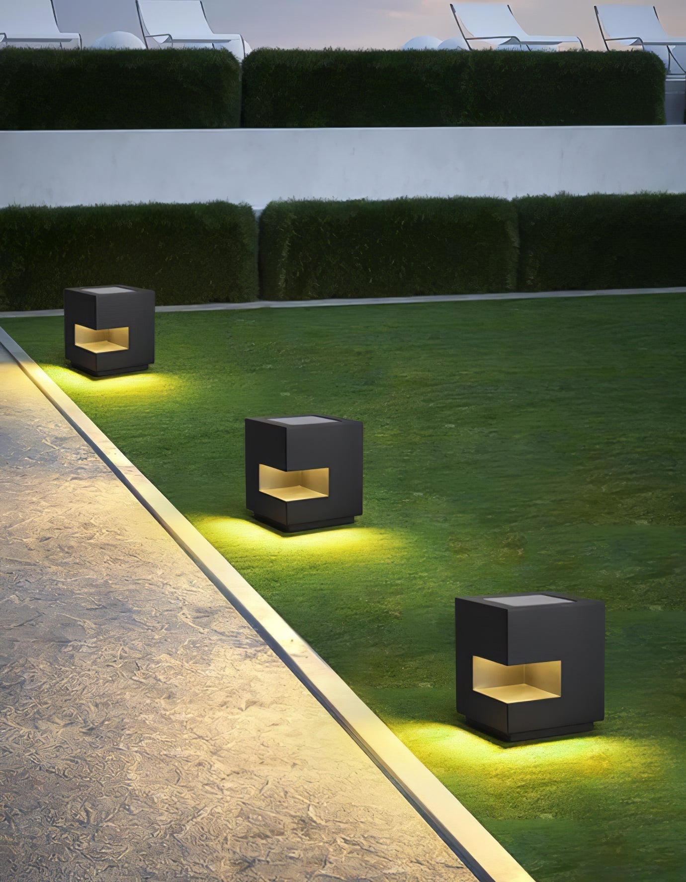 Aki Modern Acrylic Outdoor Light-Neutral Decor