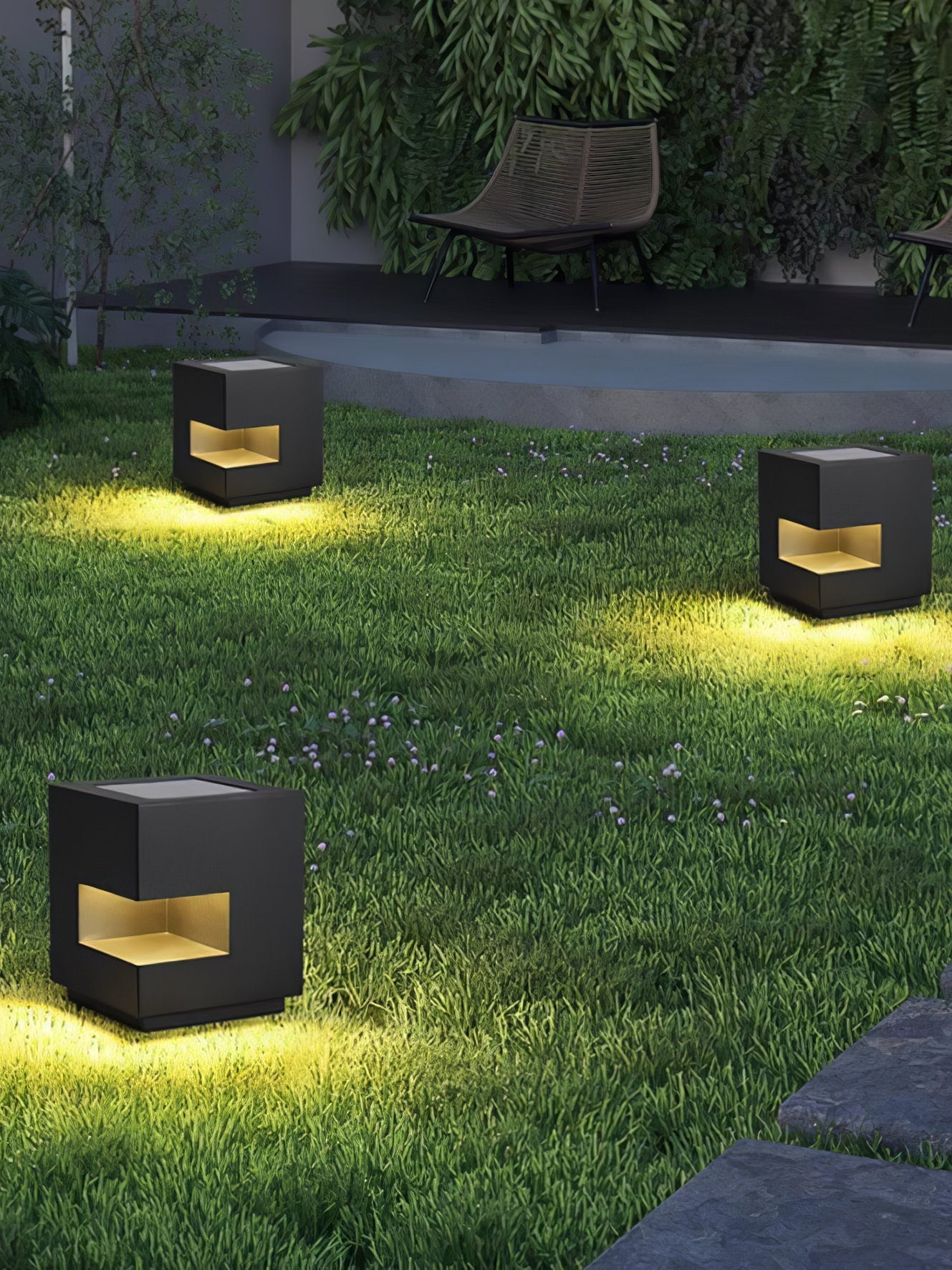 Aki Modern Acrylic Outdoor Light-Neutral Decor