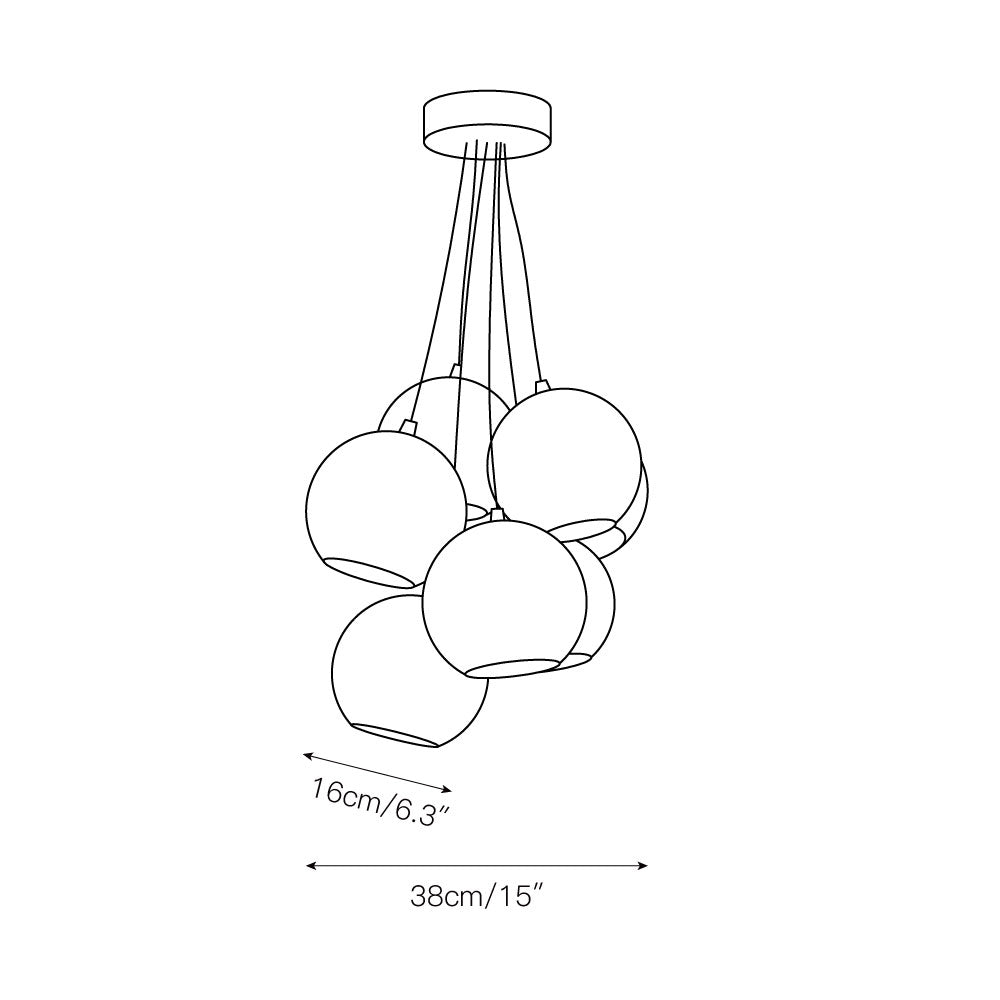 Ucaryra Glass Pendant Lamp