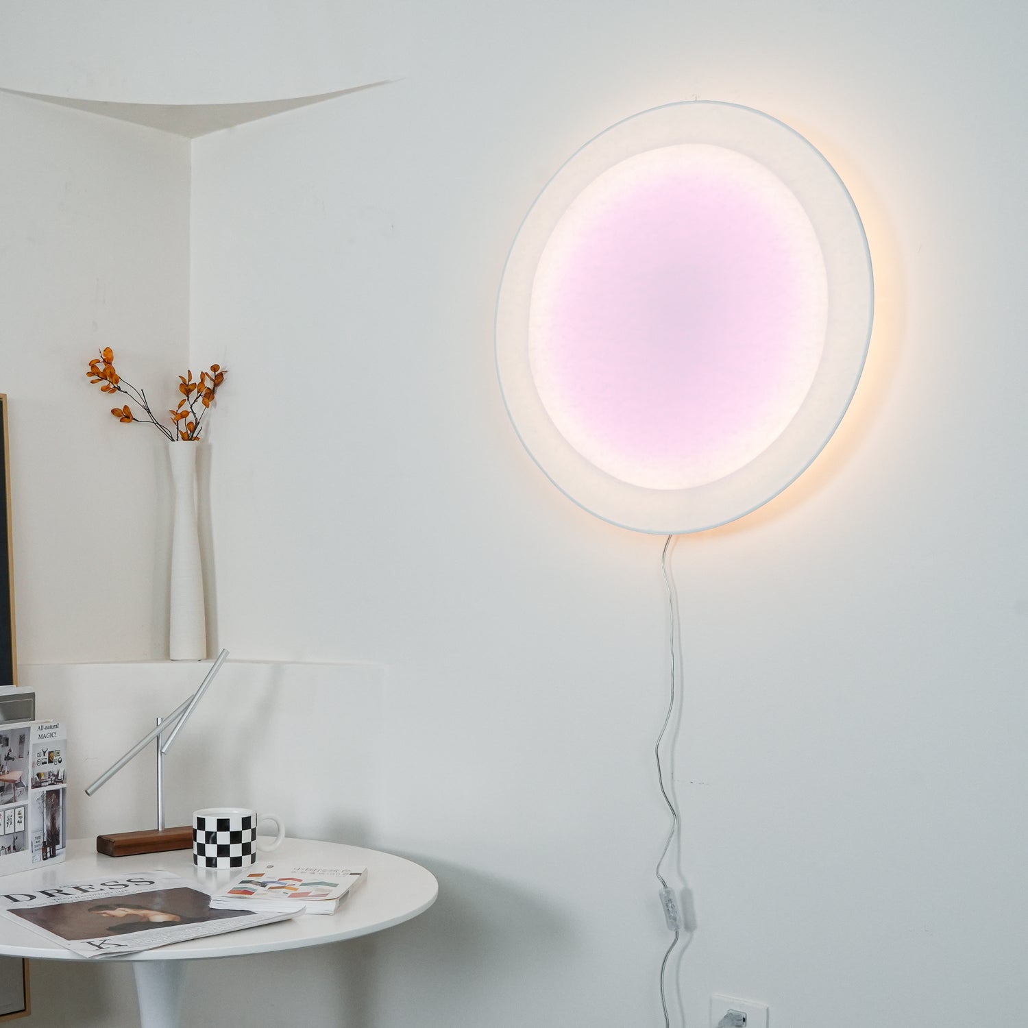 Kirixa Art Relax Plug-in Wall Light-Neutral Decor