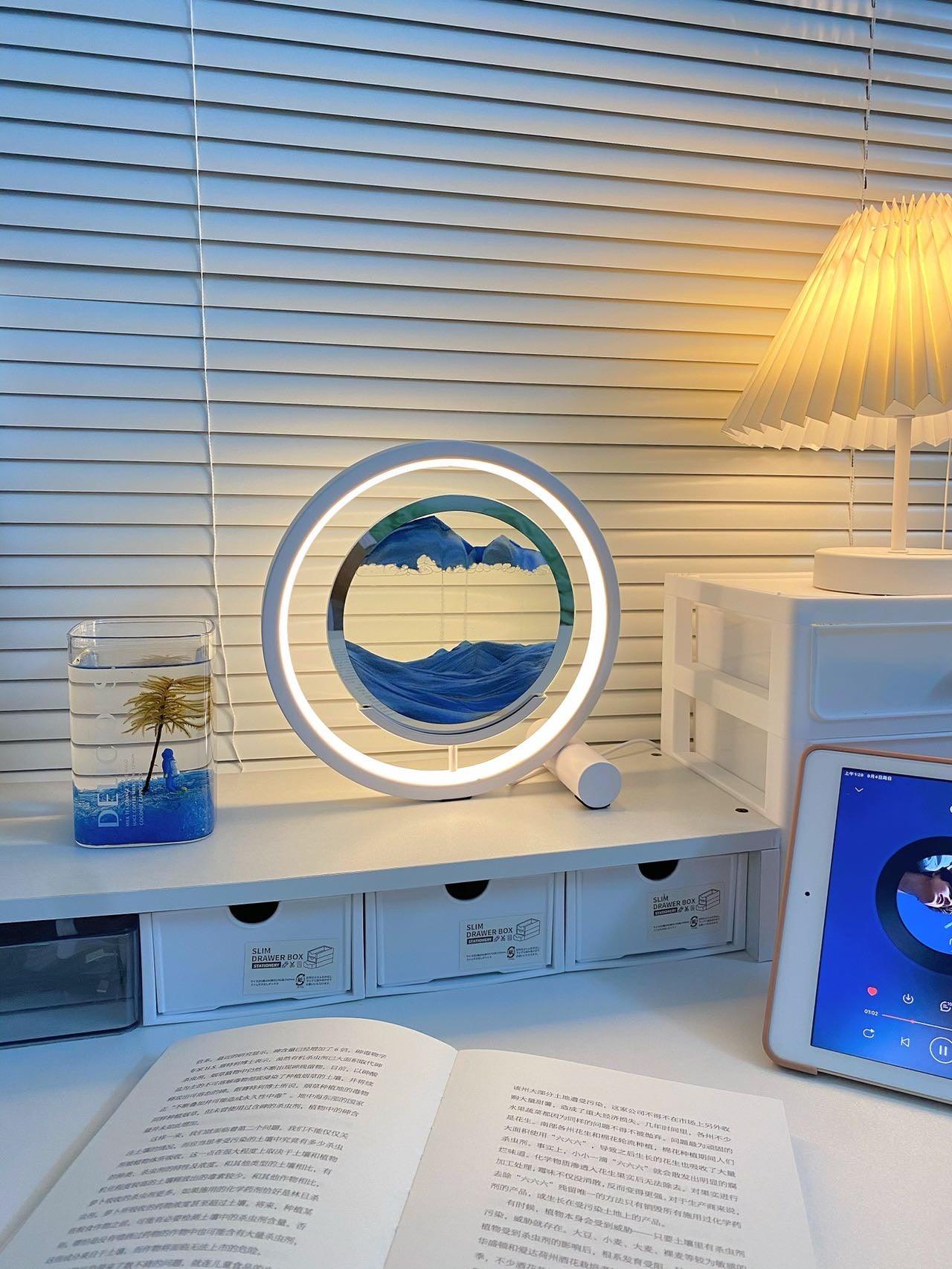 Livelo Abstract Table Lamp-Neutral Decor