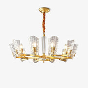 Radiant Luxury Brass Chandelier-Neutral Decor