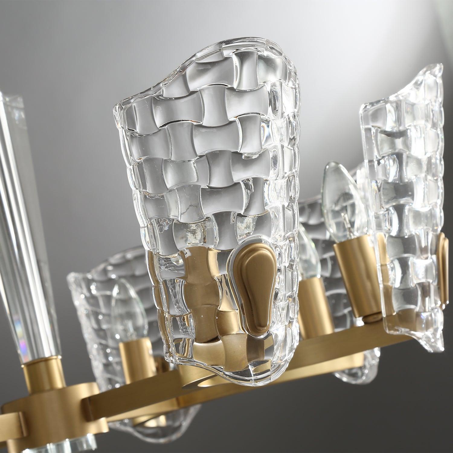 Radiant Luxury Brass Chandelier-Neutral Decor