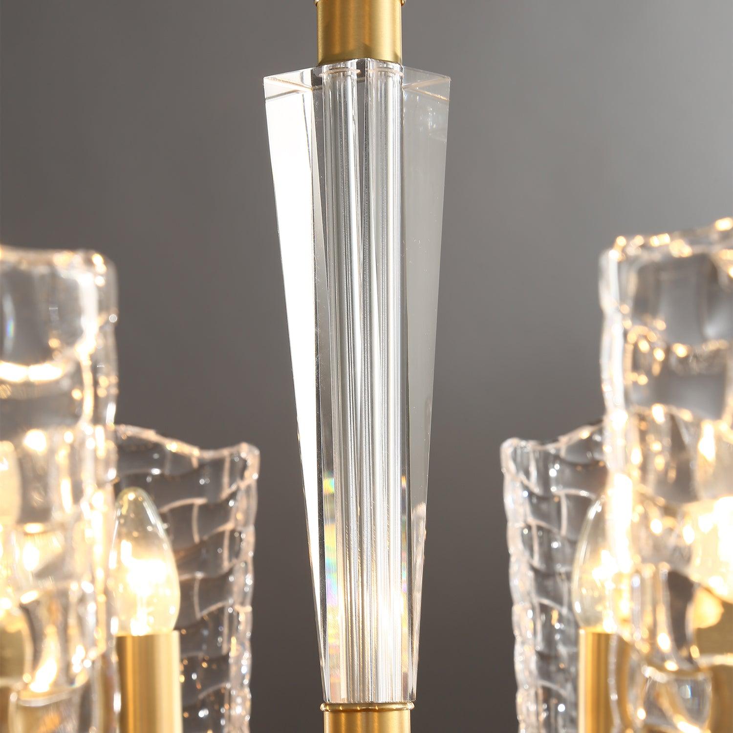 Radiant Luxury Brass Chandelier-Neutral Decor