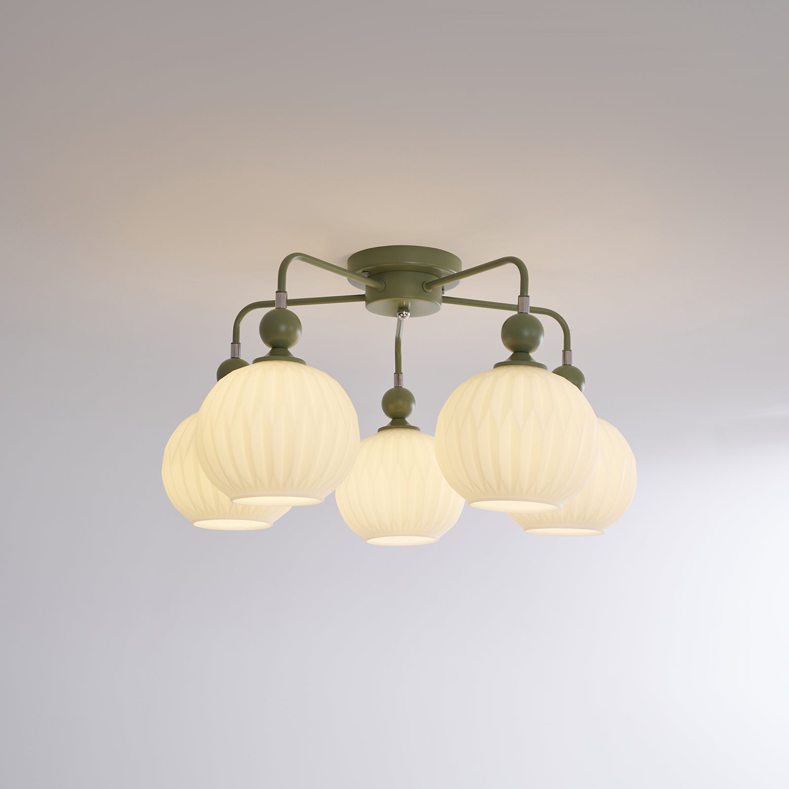 Viphaan Nordic Ceramic ceiling lamp-Neutral Decor