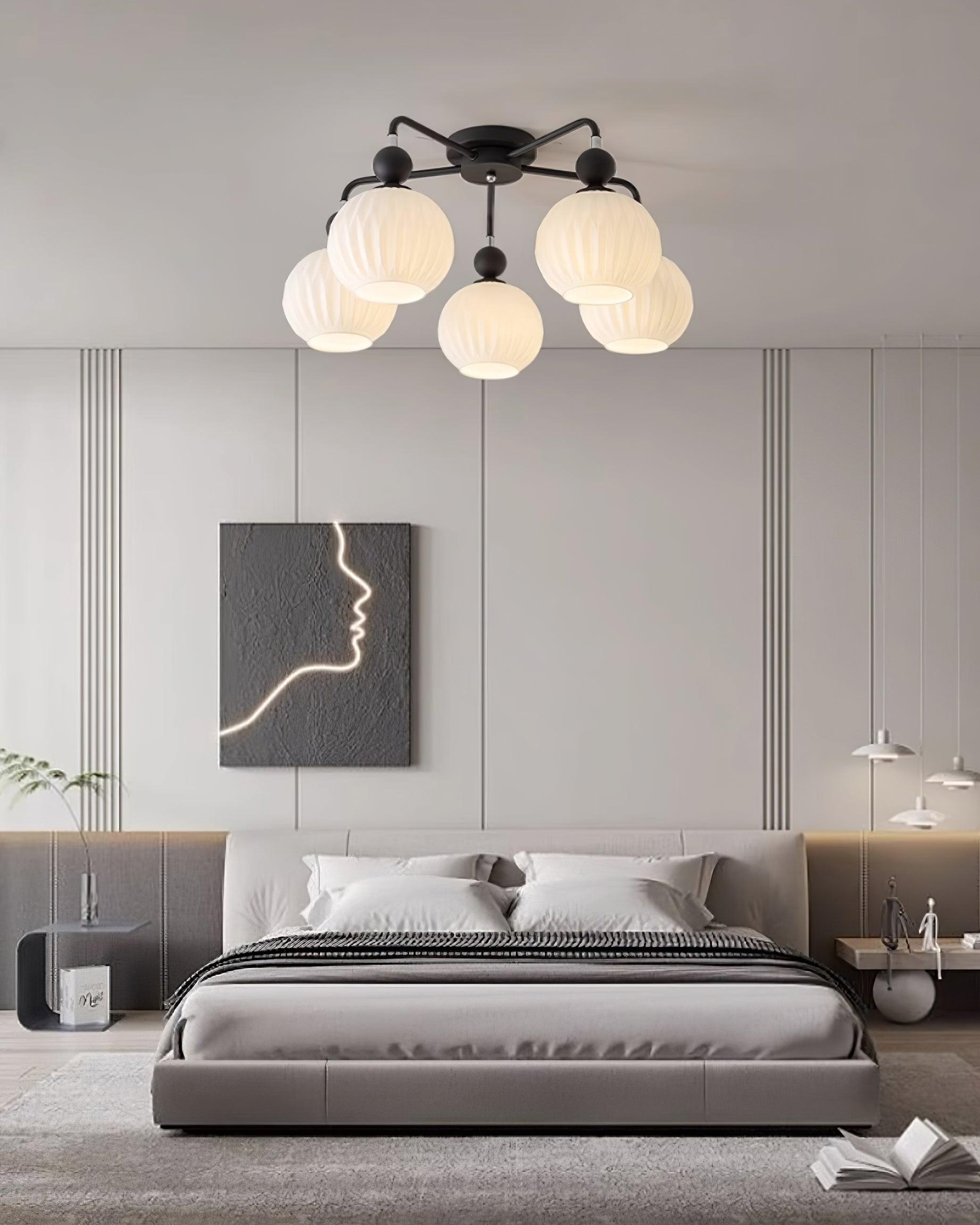 Viphaan Nordic Ceramic ceiling lamp-Neutral Decor
