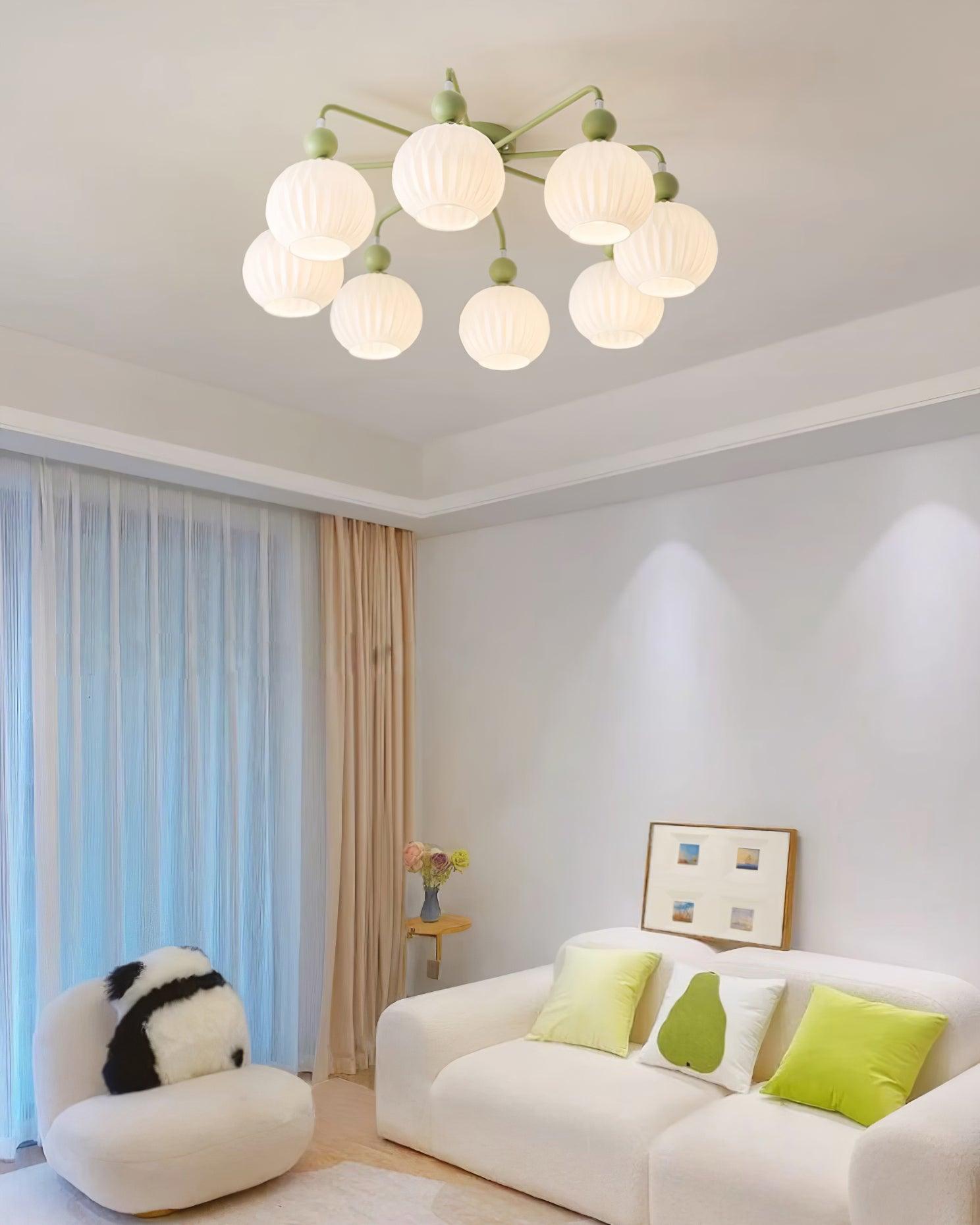 Viphaan Nordic Ceramic ceiling lamp-Neutral Decor