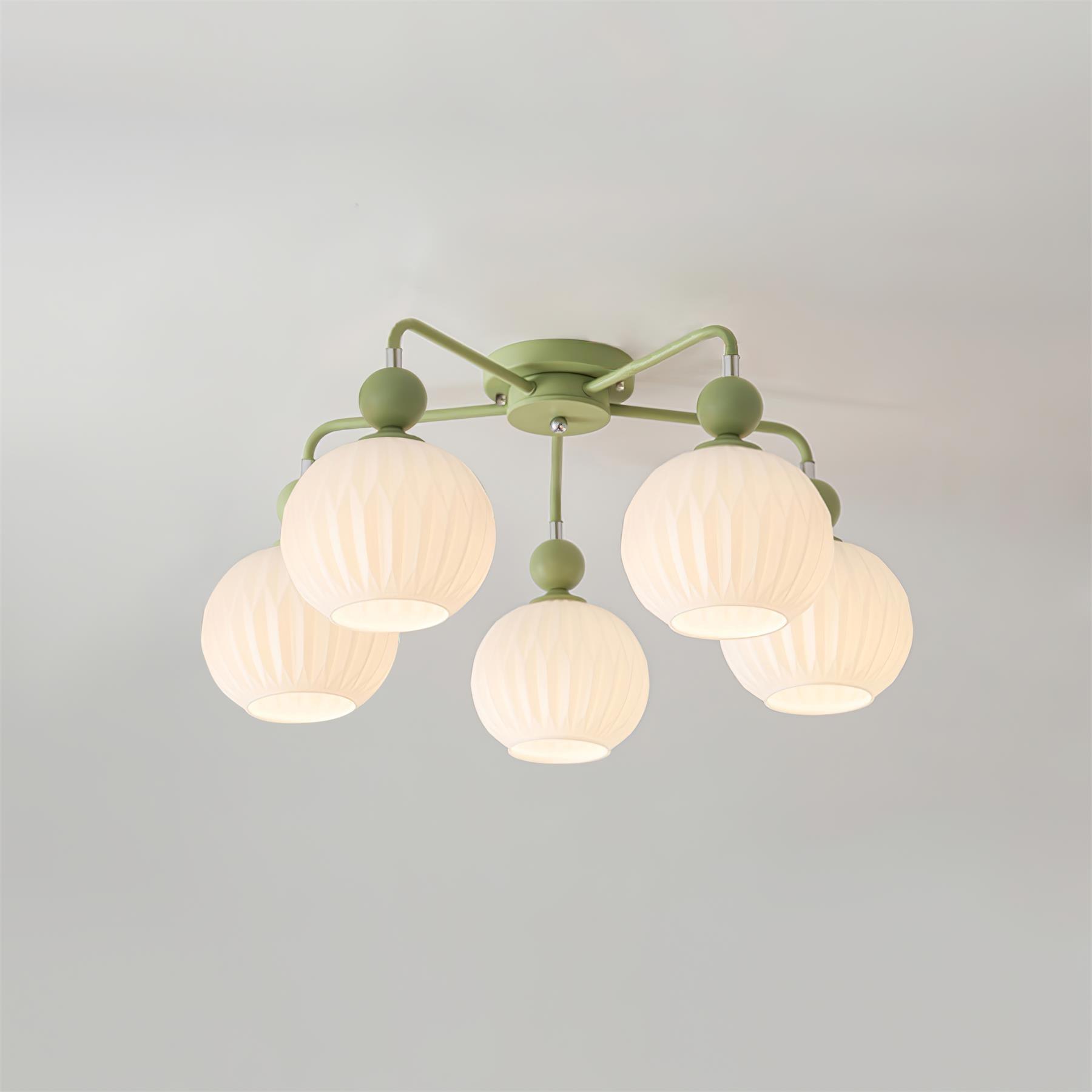 Viphaan Nordic Ceramic ceiling lamp-Neutral Decor