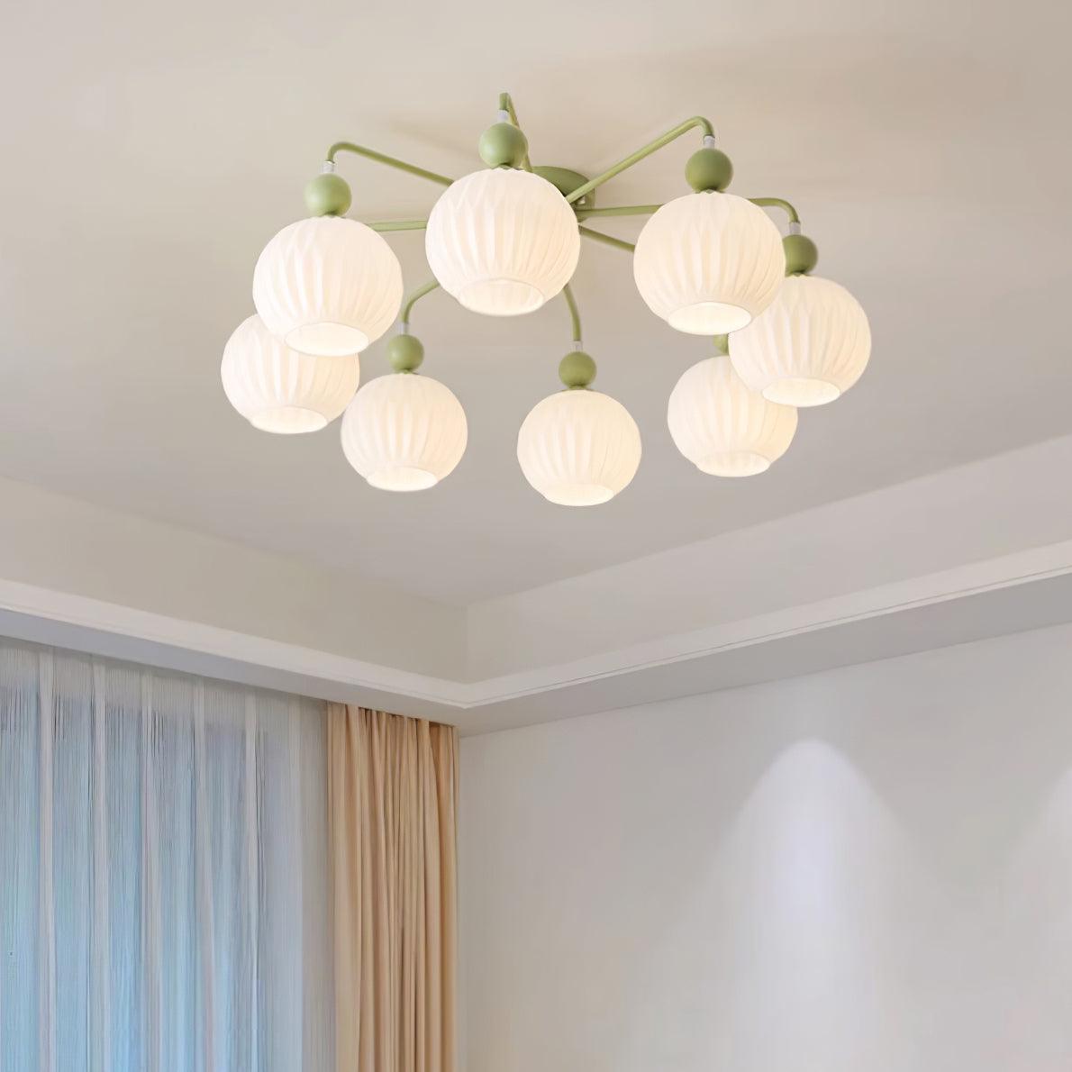 Viphaan Nordic Ceramic ceiling lamp-Neutral Decor