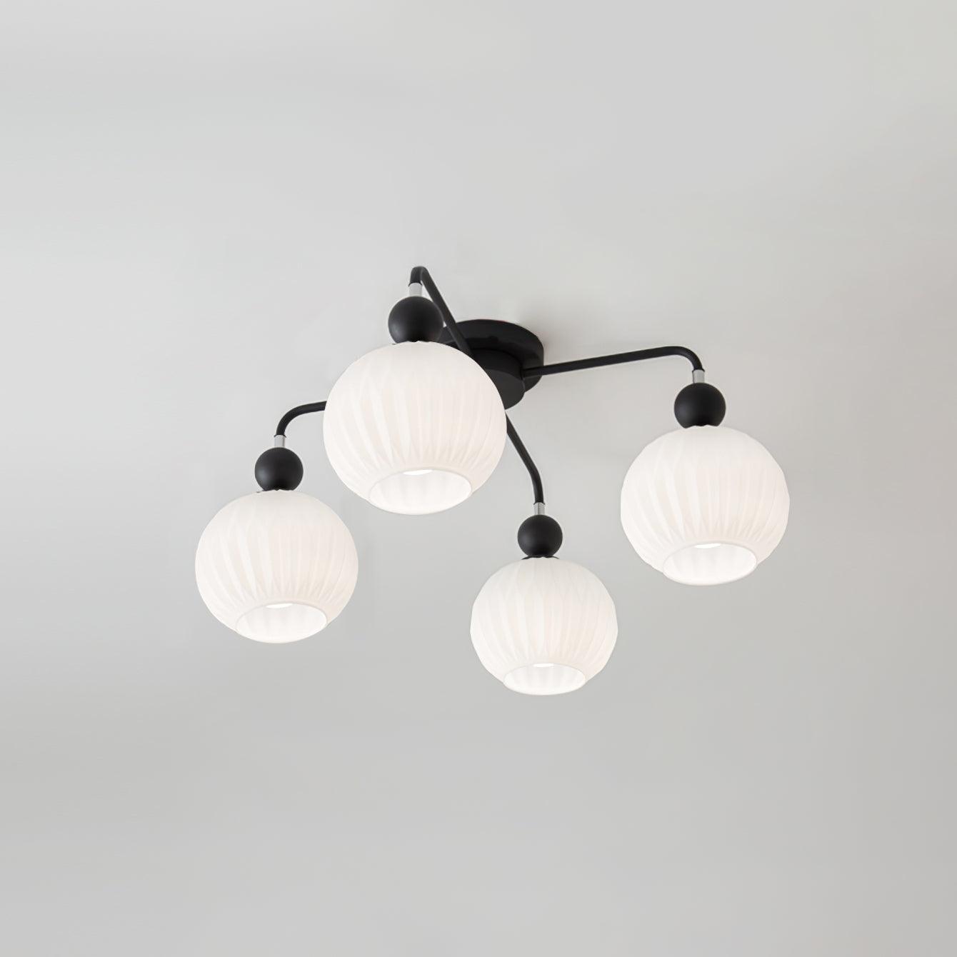 Viphaan Nordic Ceramic ceiling lamp-Neutral Decor