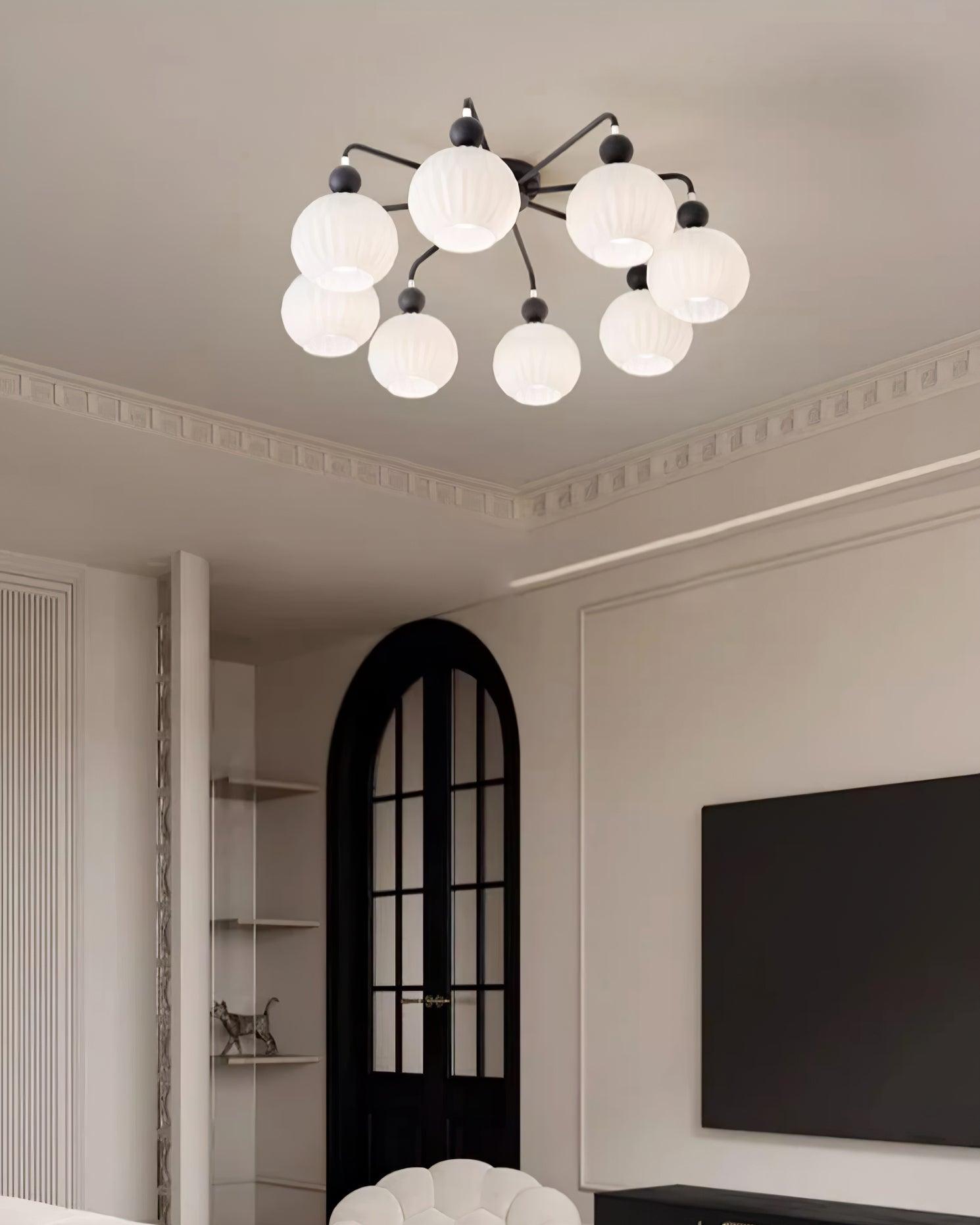 Viphaan Nordic Ceramic ceiling lamp-Neutral Decor