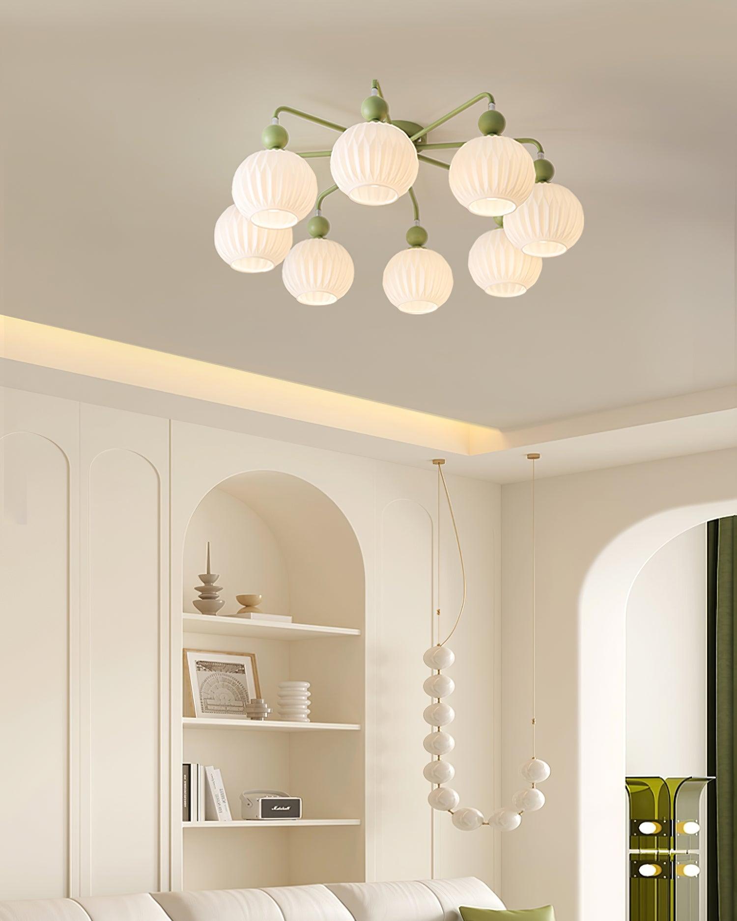 Viphaan Nordic Ceramic ceiling lamp-Neutral Decor