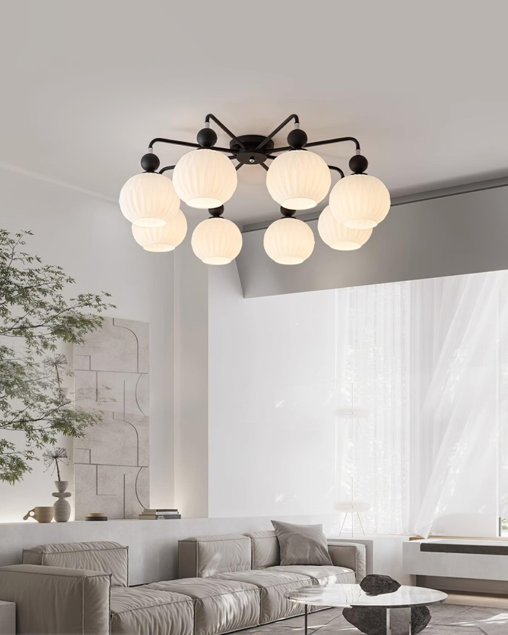 Viphaan Nordic Ceramic ceiling lamp-Neutral Decor