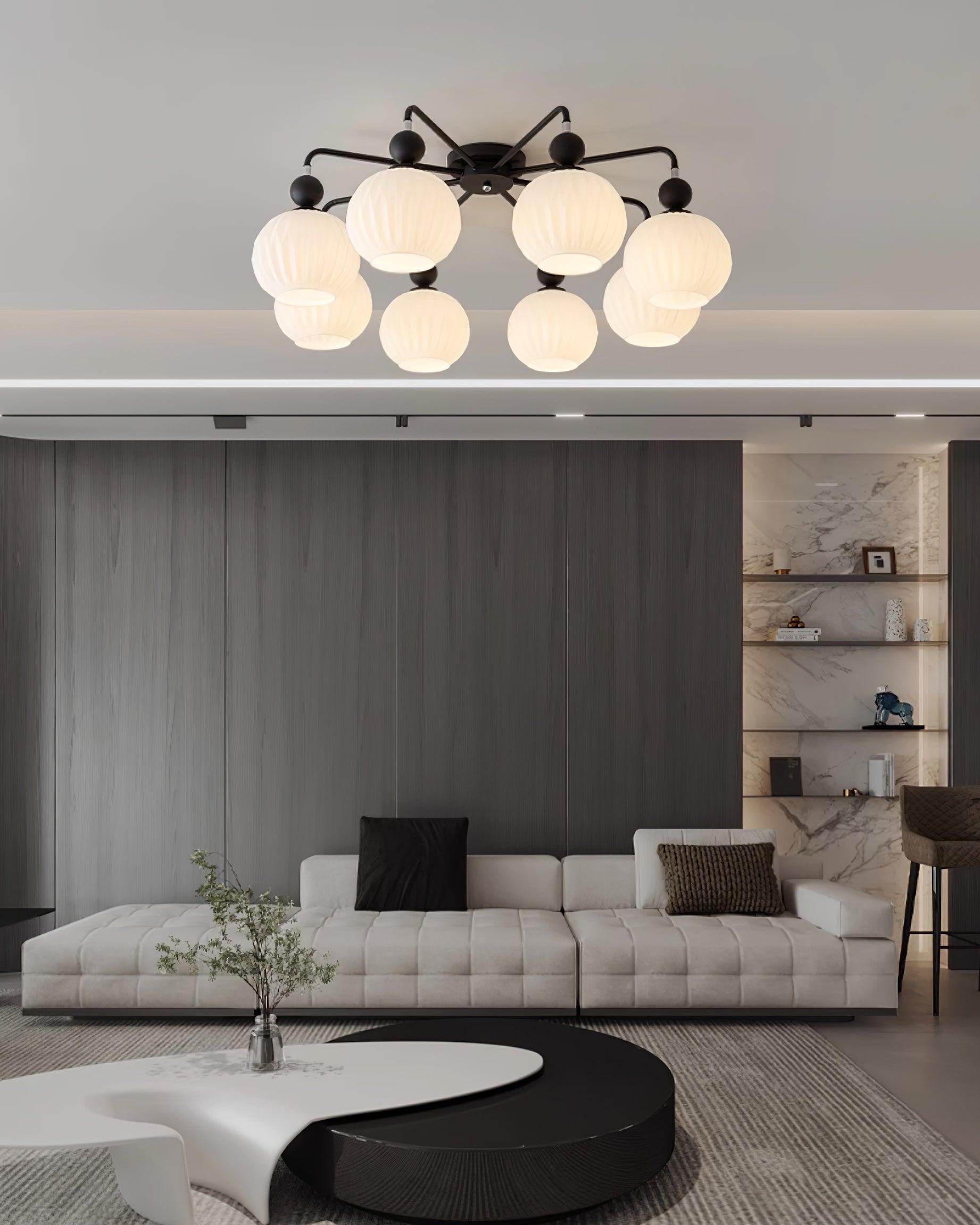 Viphaan Nordic Ceramic ceiling lamp-Neutral Decor