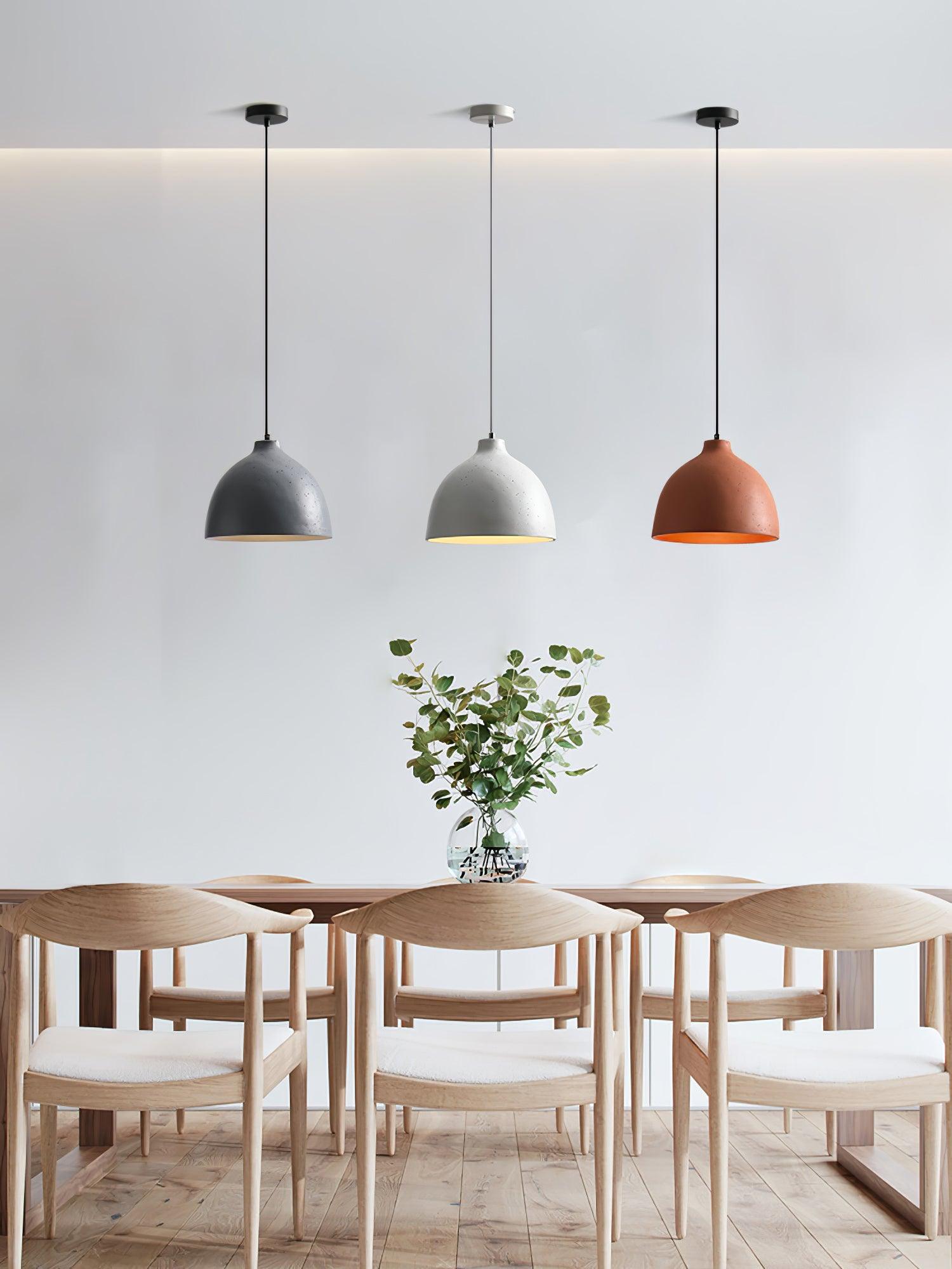 Baelis Resin Classic Pendant Lamp-Neutral Decor