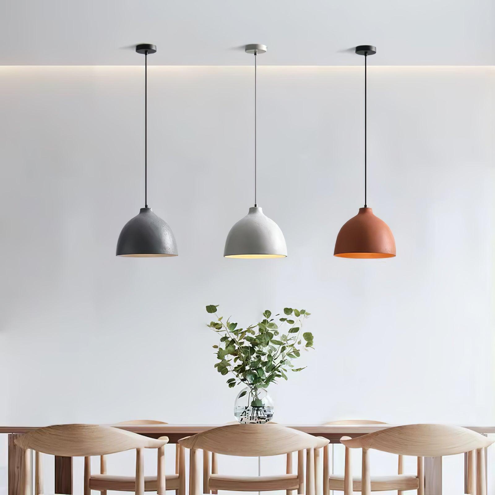 Baelis Resin Classic Pendant Lamp-Neutral Decor