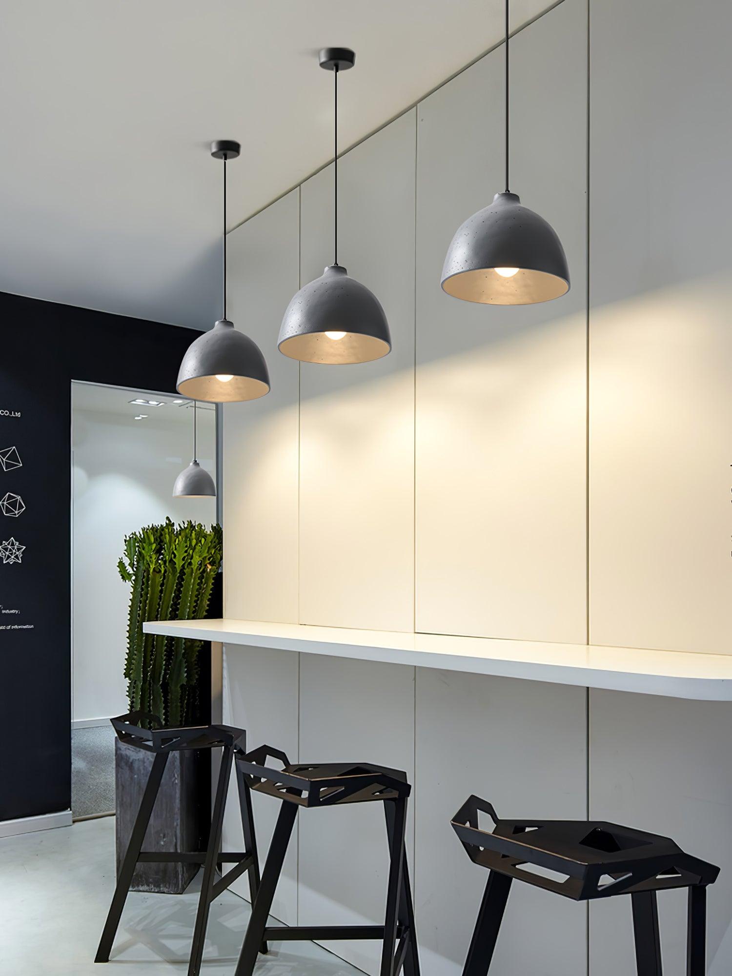 Baelis Resin Classic Pendant Lamp-Neutral Decor