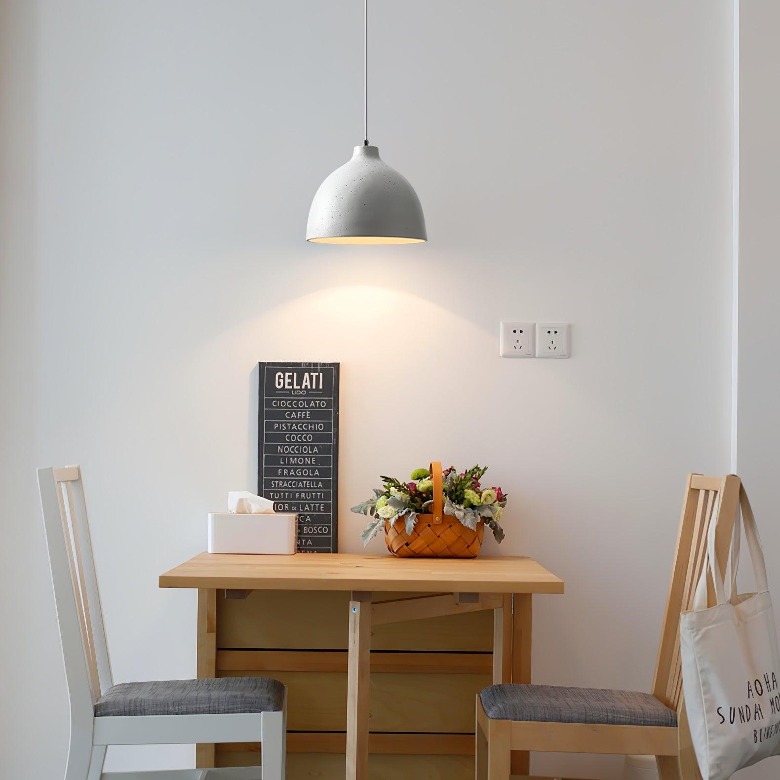 Baelis Resin Classic Pendant Lamp-Neutral Decor
