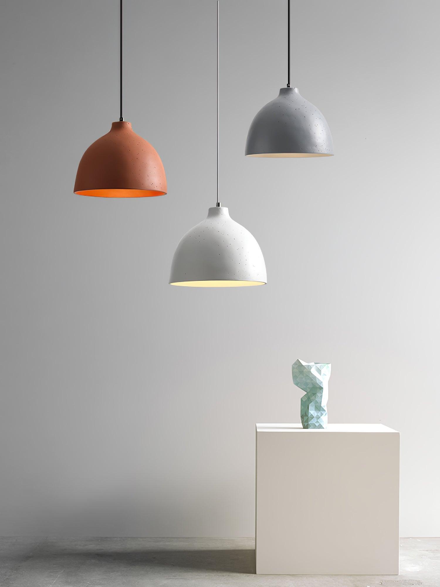 Baelis Resin Classic Pendant Lamp-Neutral Decor