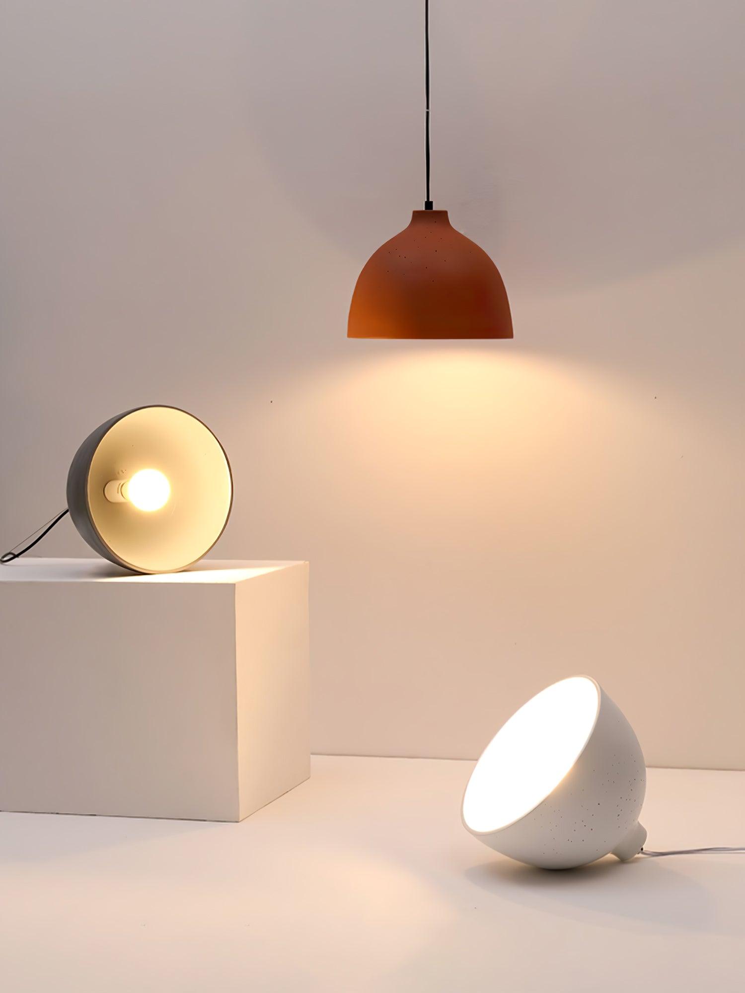 Baelis Resin Classic Pendant Lamp-Neutral Decor