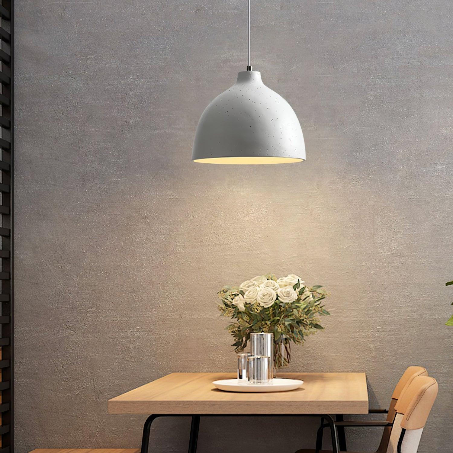 Baelis Resin Classic Pendant Lamp-Neutral Decor