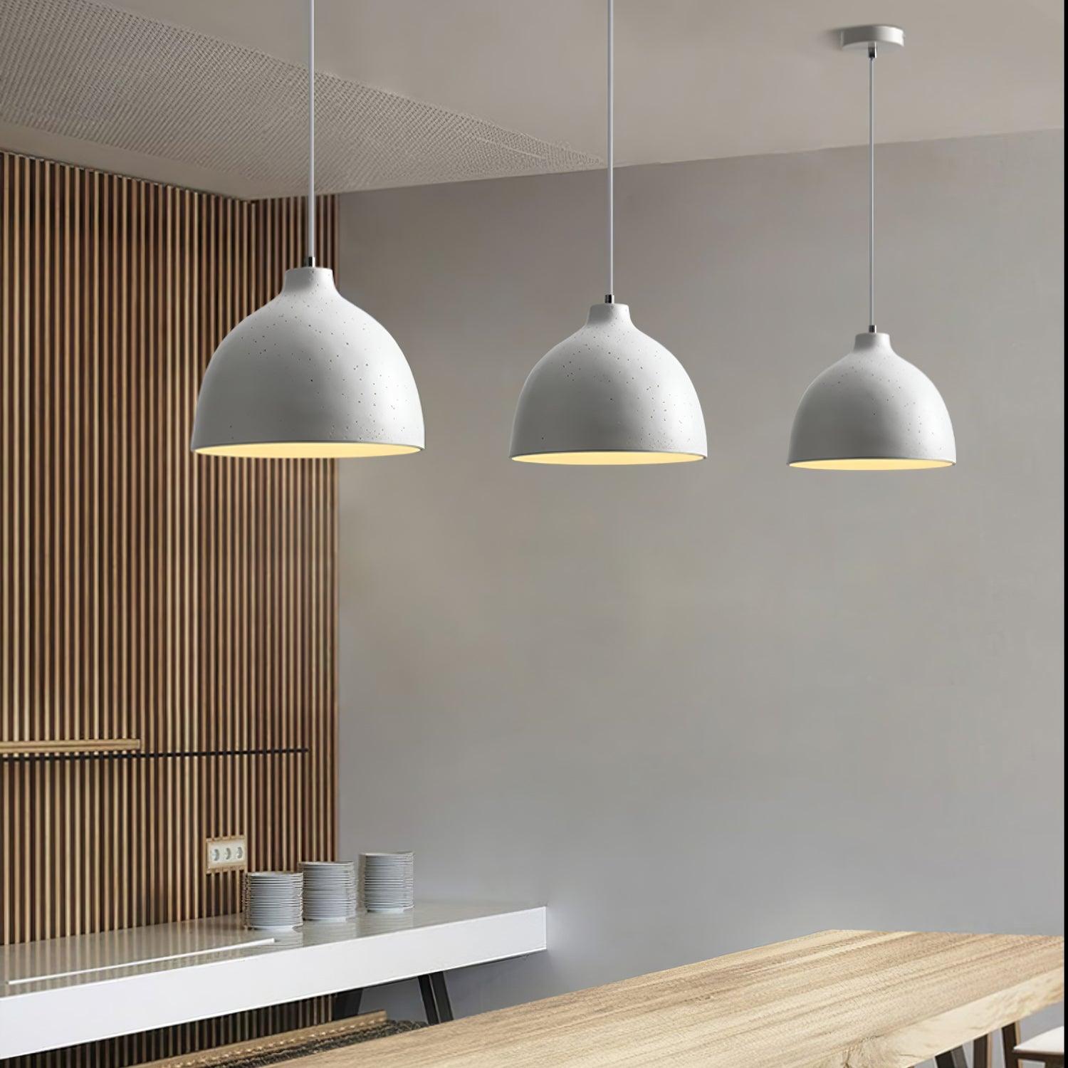 Baelis Resin Classic Pendant Lamp-Neutral Decor