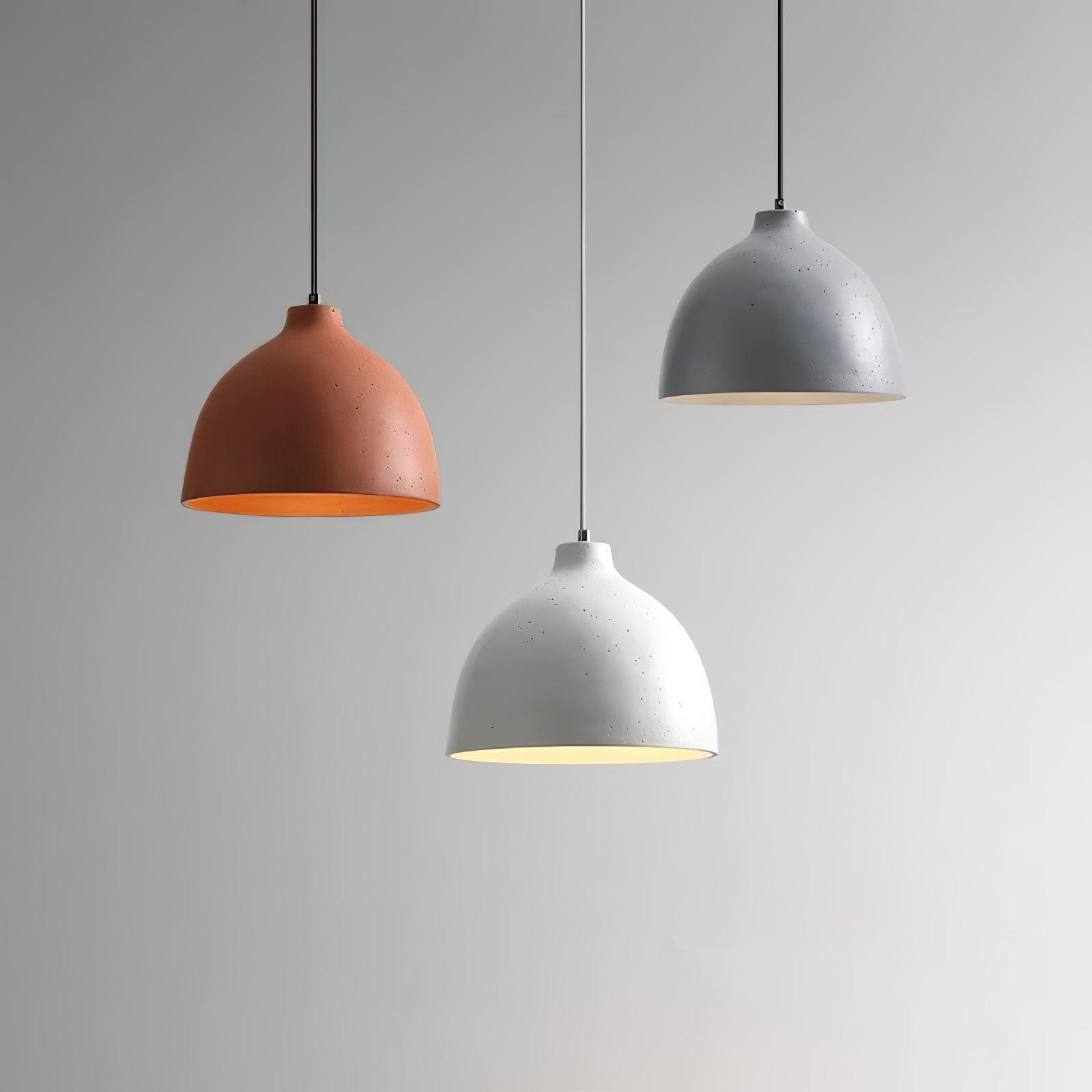 Baelis Resin Classic Pendant Lamp-Neutral Decor