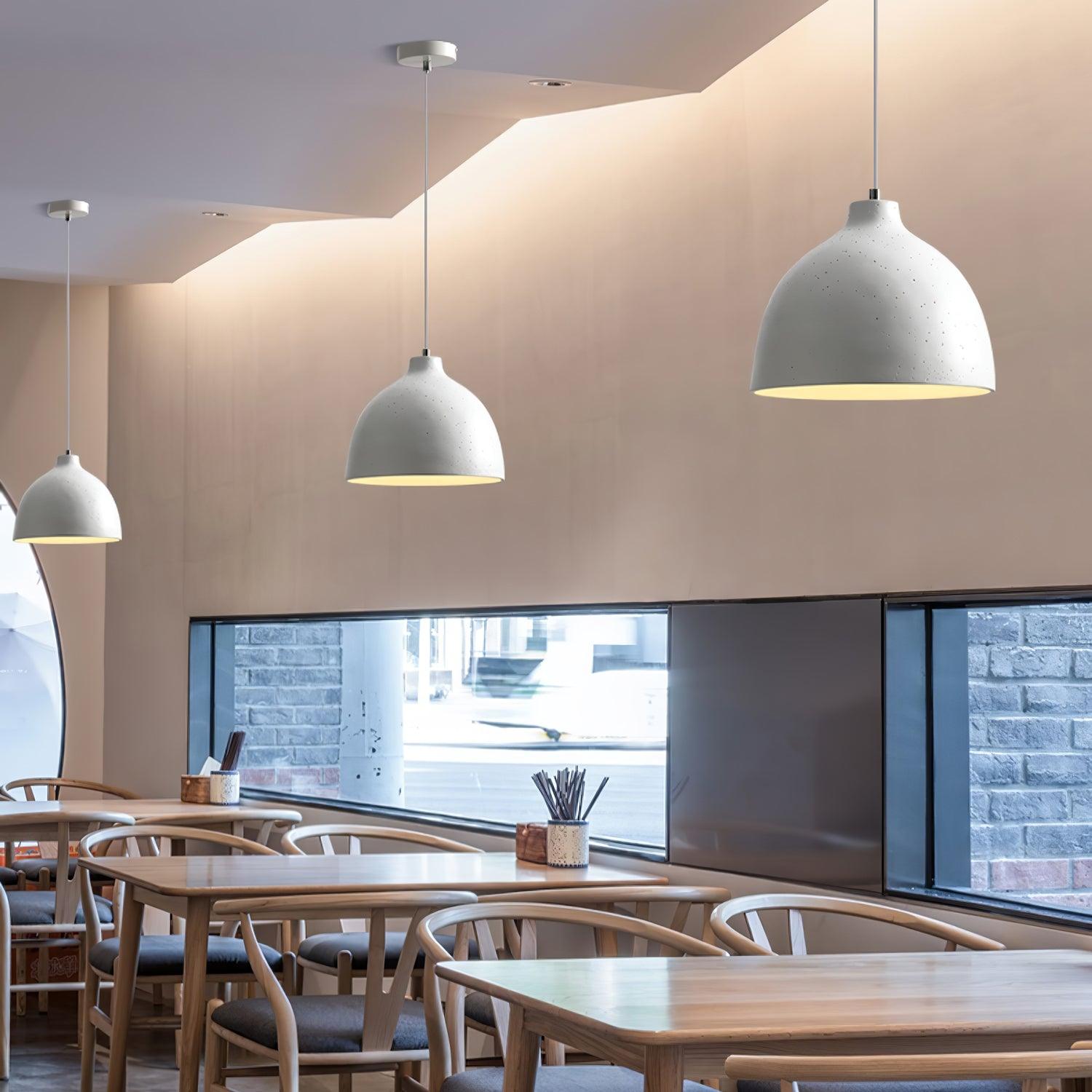 Baelis Resin Classic Pendant Lamp-Neutral Decor