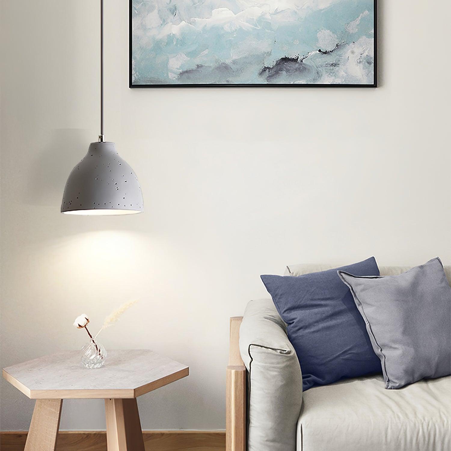 Baelis Resin Classic Pendant Lamp-Neutral Decor