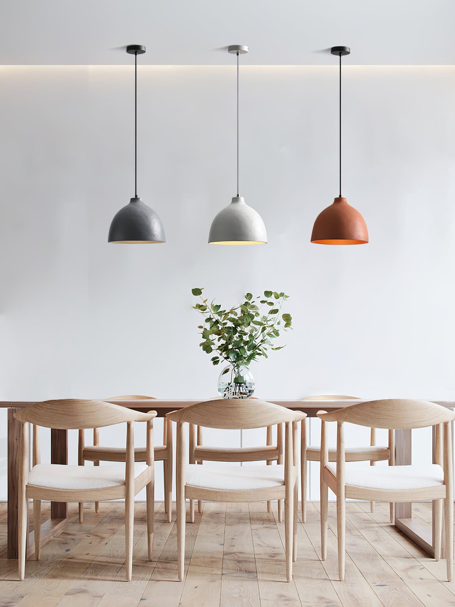 Baelis Resin Classic Pendant Lamp-Neutral Decor