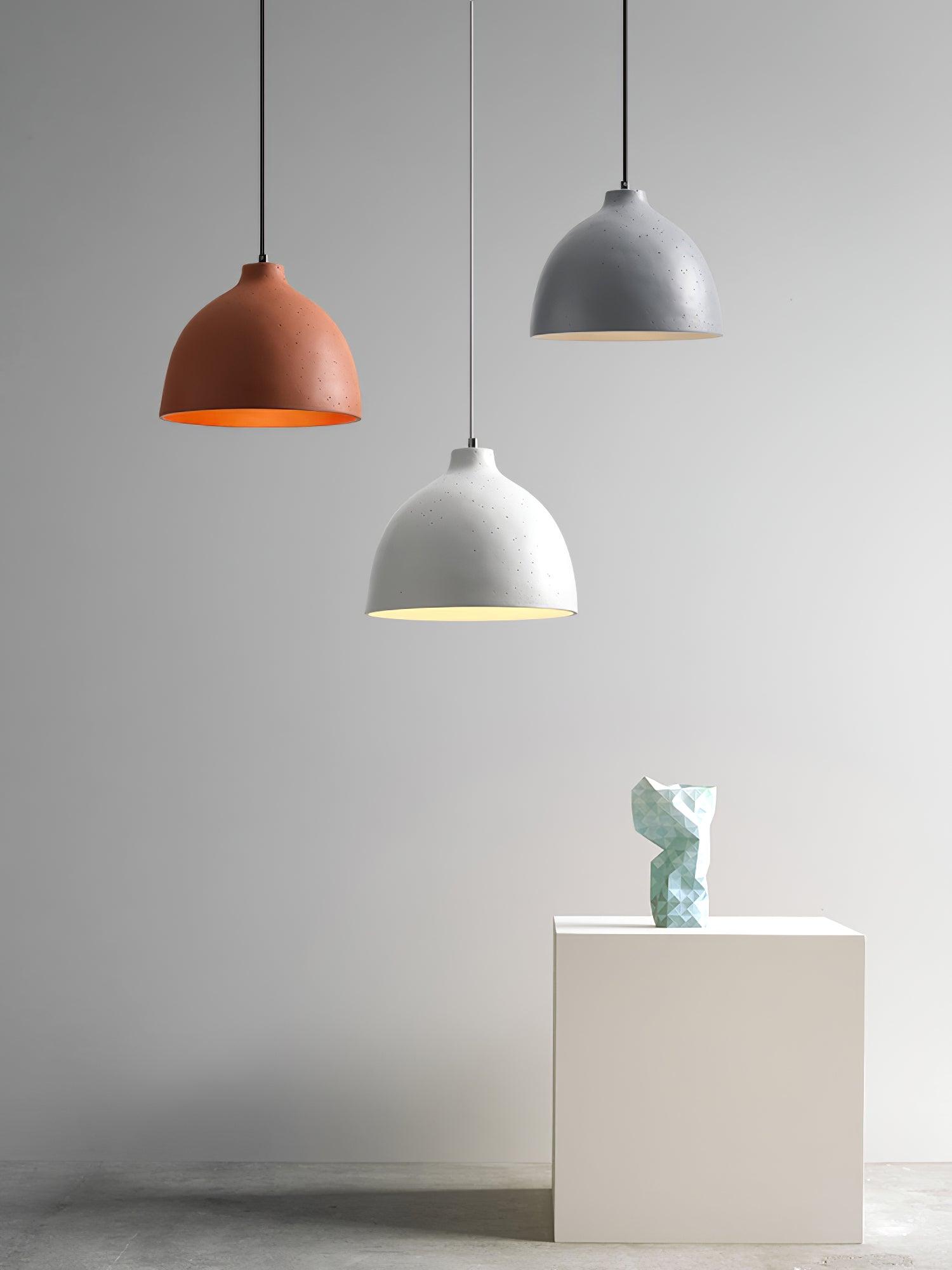 Baelis Resin Classic Pendant Lamp-Neutral Decor