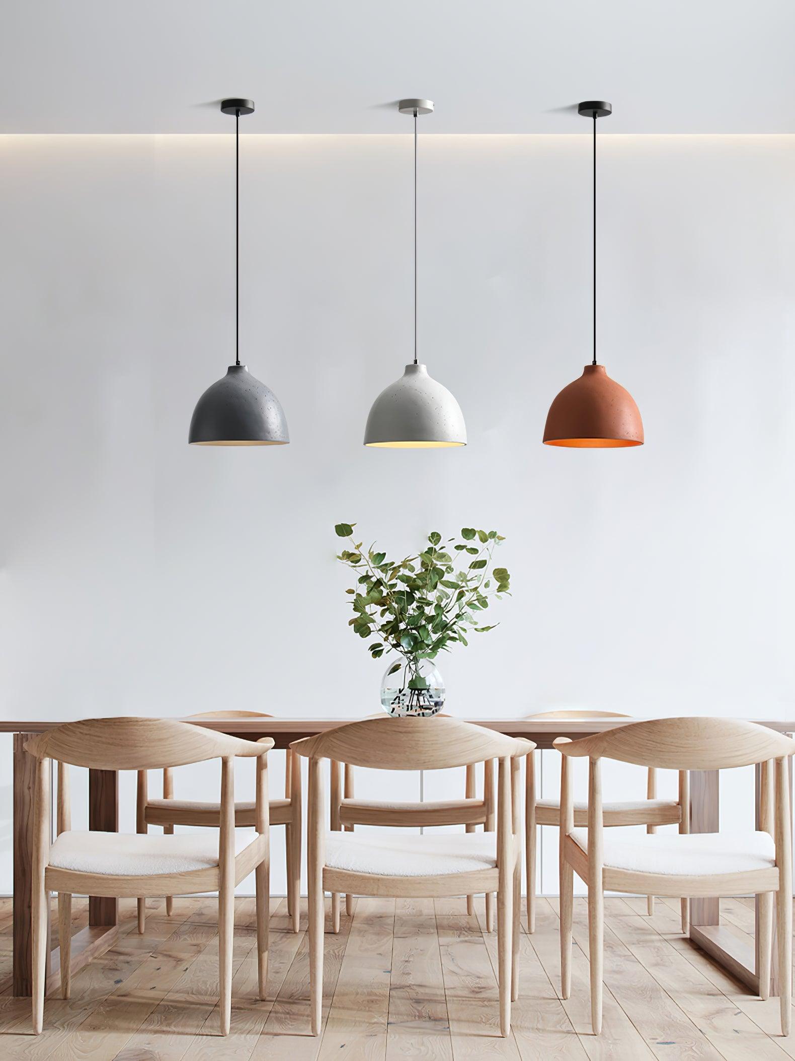 Baelis Resin Classic Pendant Lamp-Neutral Decor