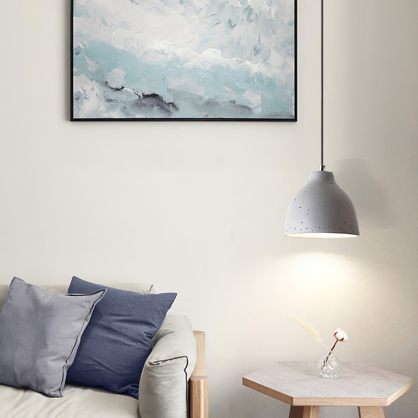 Baelis Resin Classic Pendant Lamp-Neutral Decor